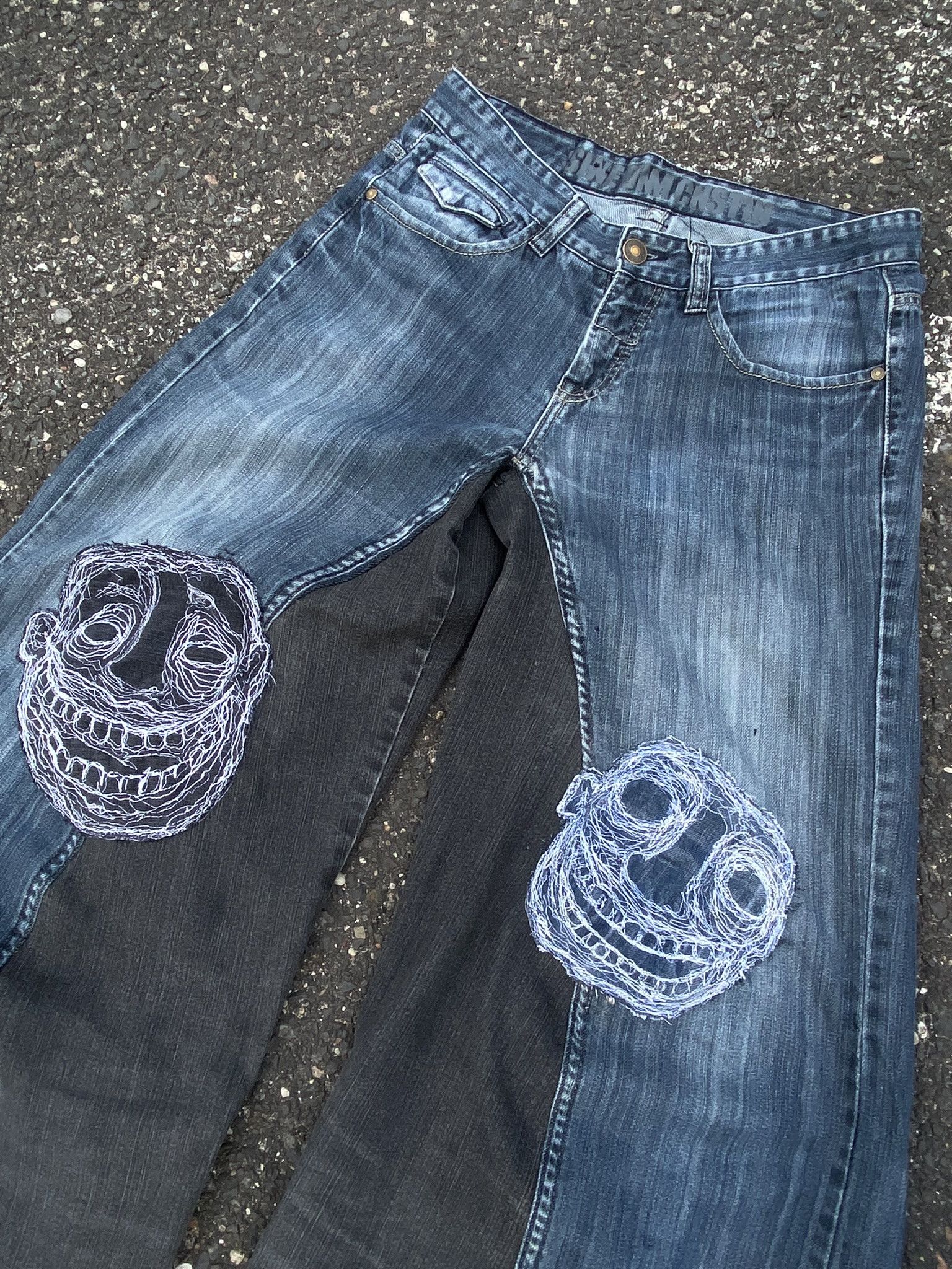 Kapital × Number (N)ine × Vintage Vintage repaired kapital apex twin inspired flared patchwork Size US 34 / EU 50 - 6 Thumbnail