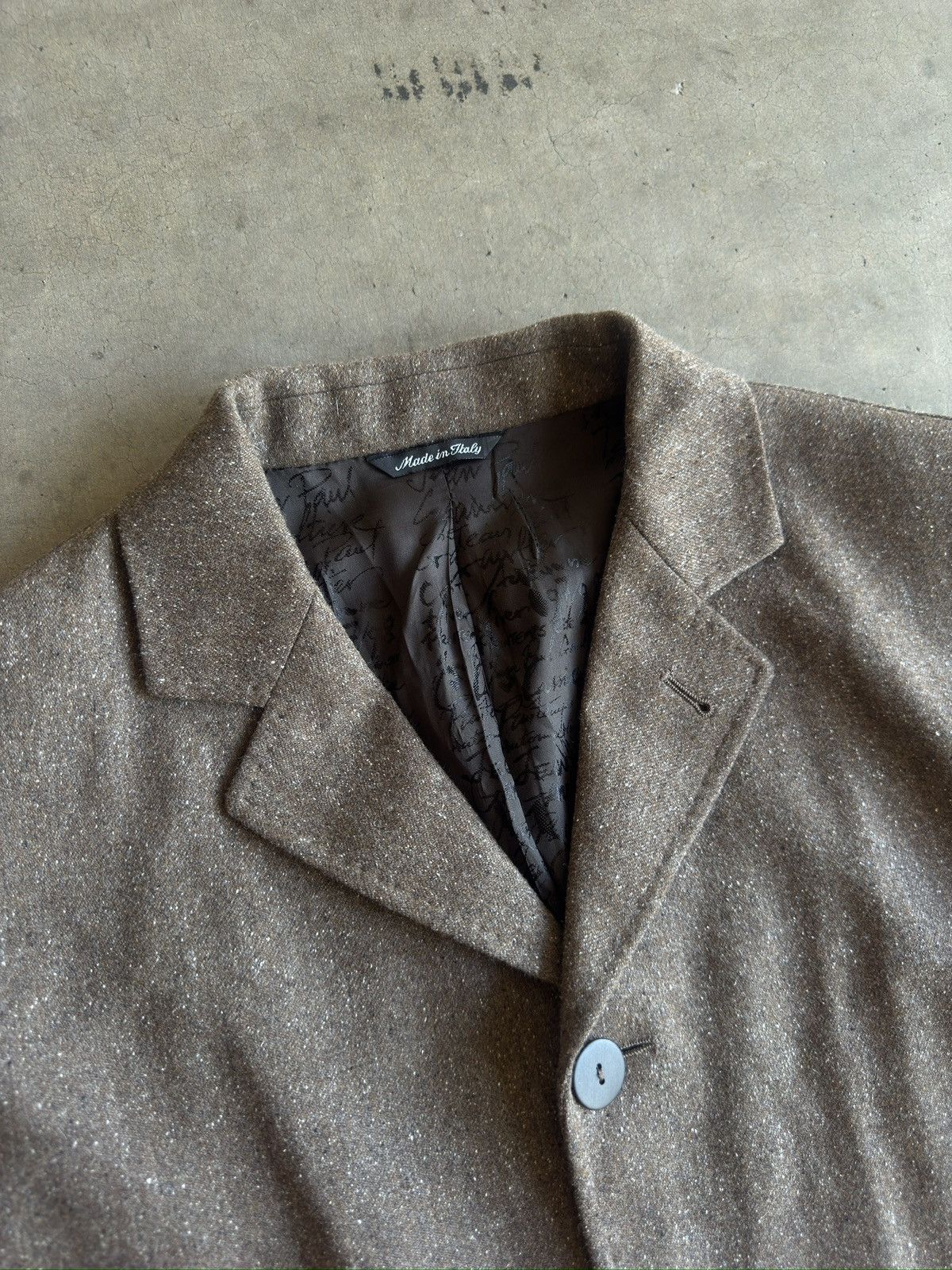 Jean Paul Gaultier F/W 1997 Jean Paul Gaultier Homme 4-Button Tweed Jacket Size 38R - 3 Thumbnail