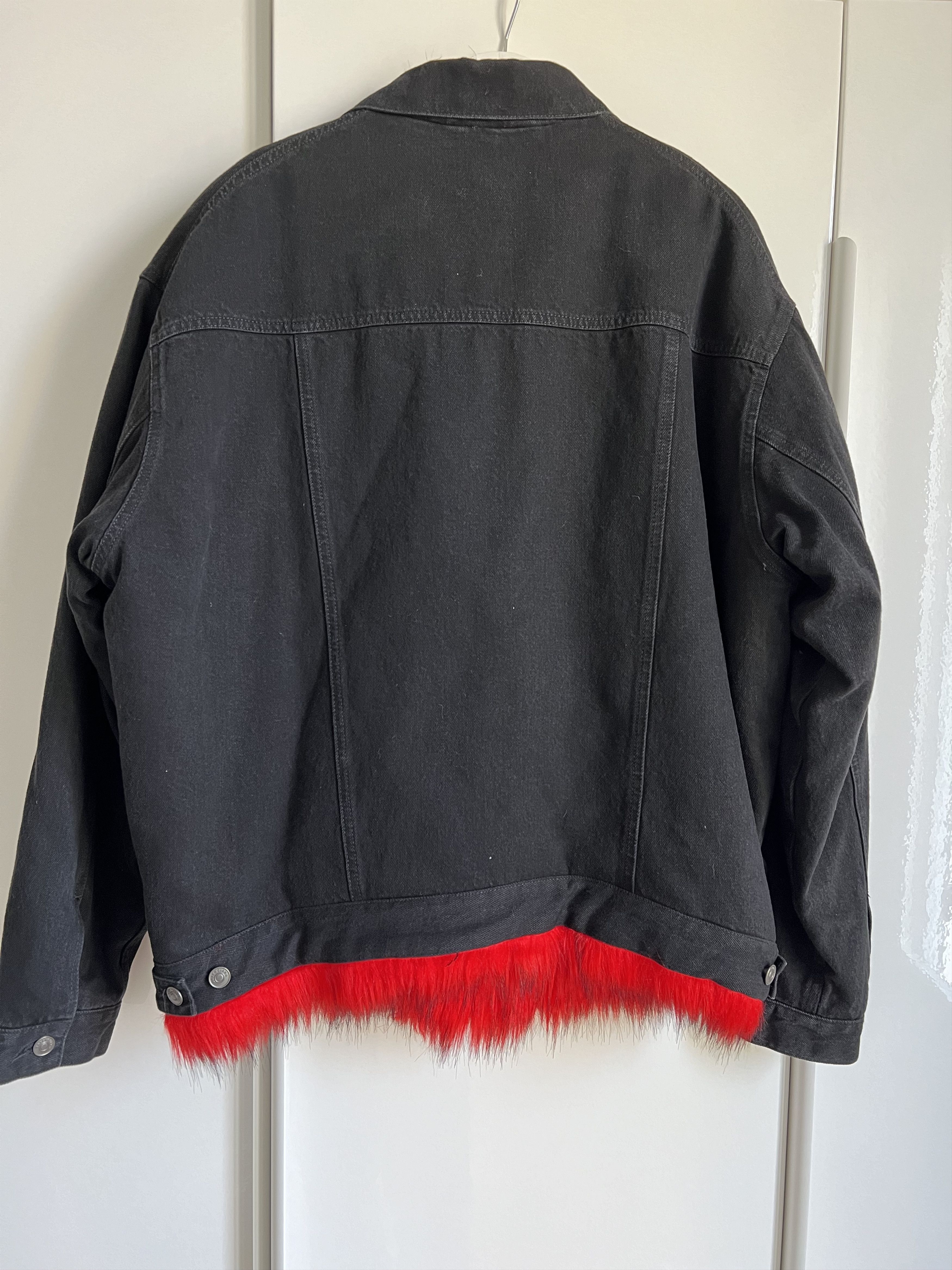 Balenciaga BALENCIAGA DENIM TRUCKER FUR SHEARLING 50 Size US M / EU 48-50 / 2 - 4 Thumbnail