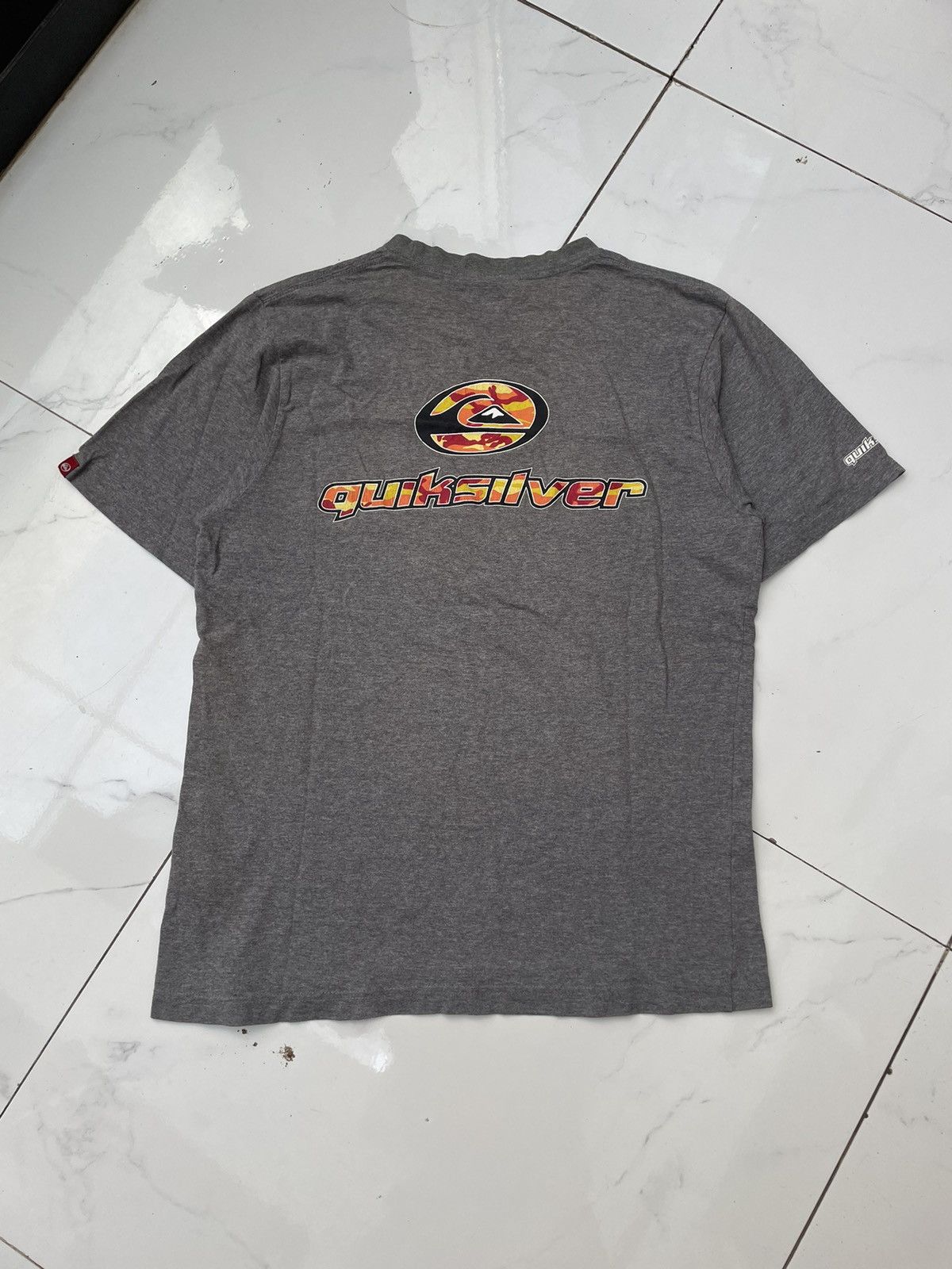 Quiksilver × Vintage Vintage Short sleeve Quicksilver Size US L / EU 52-54 / 3 - 4 Thumbnail