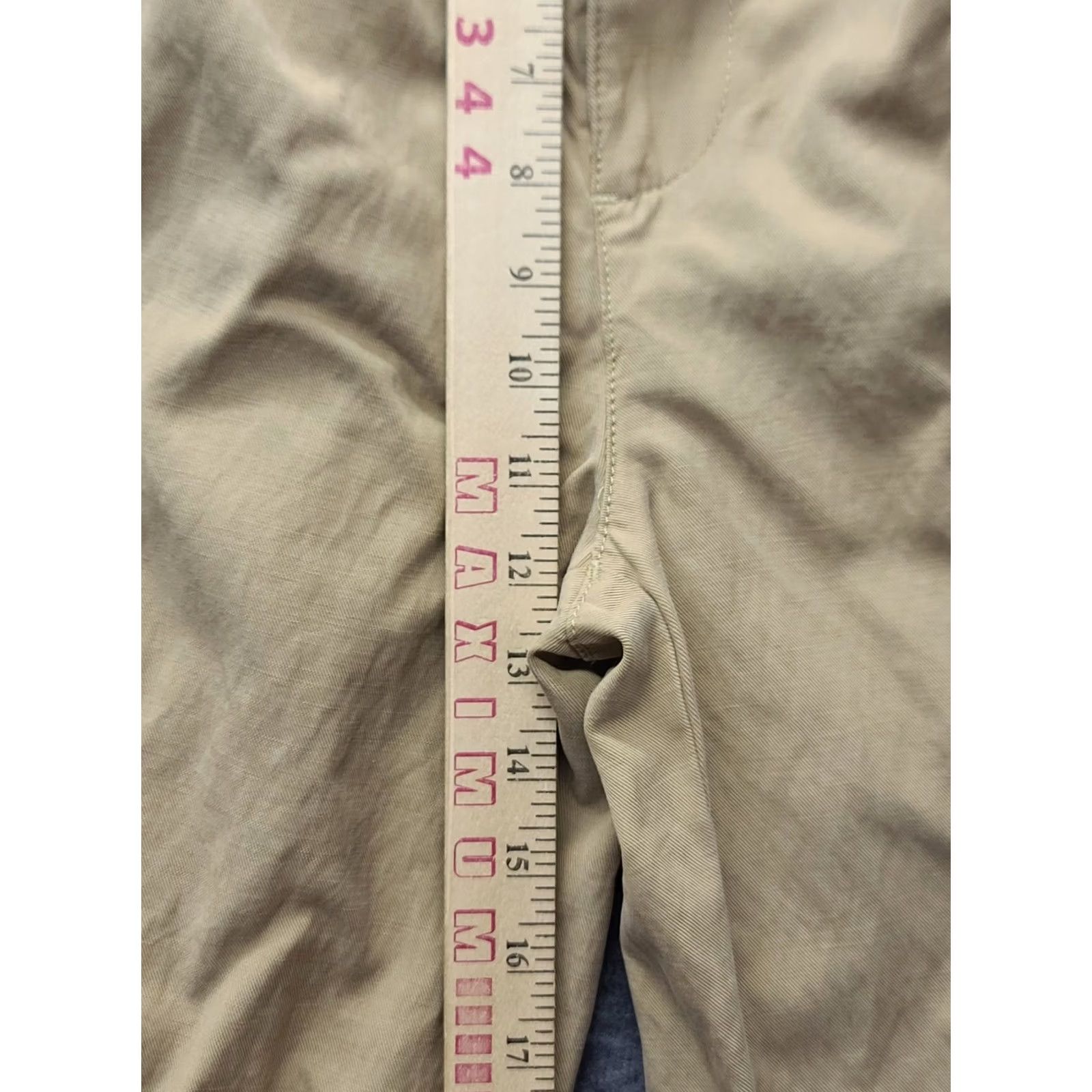 Madewell Madewell Pants Womens 00 24x29 Harlow Regular Fit Wide Leg High Rise Linen Cotton Twill Beige Size 24" / US 00 / IT 34 - 4 Thumbnail