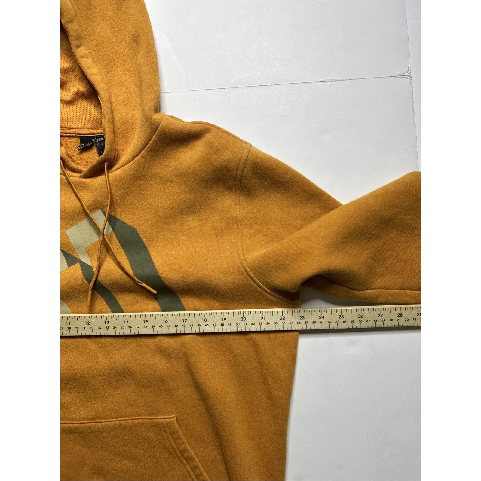 Adidas Adidas Hoodie Mens Medium Orange Pullover 3d Logo Outerwear Size US M / EU 48-50 / 2 - 6 Thumbnail