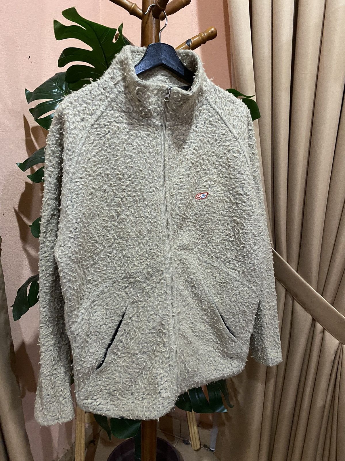 Diesel Vintage DSL Sherpa Fleece Jacket Beige Full-Zip Outdoor Size US M / EU 48-50 / 2 - 3 Thumbnail