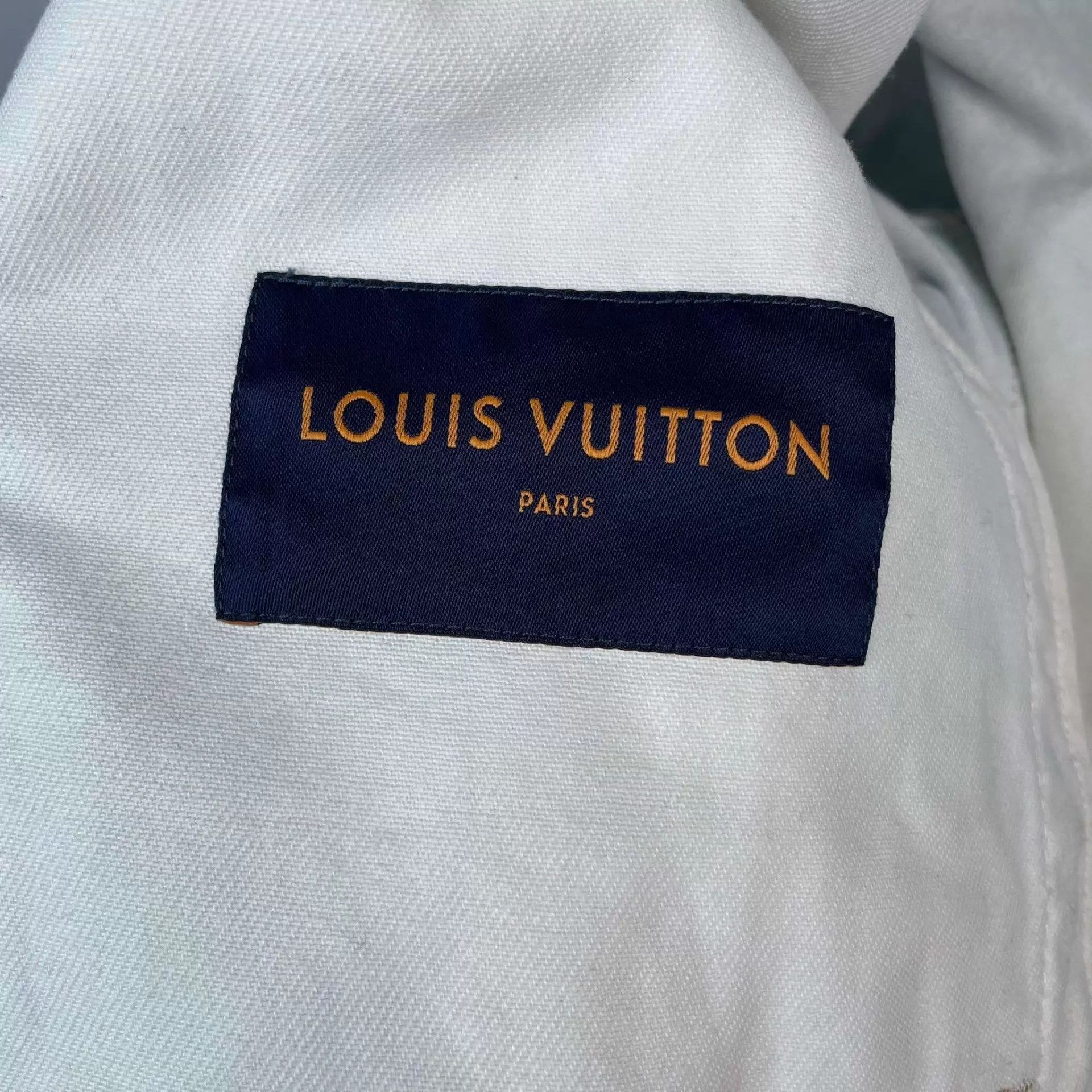 Louis Vuitton LV white denim jacket 54 Size US L / EU 52-54 / 3 - 3 Thumbnail