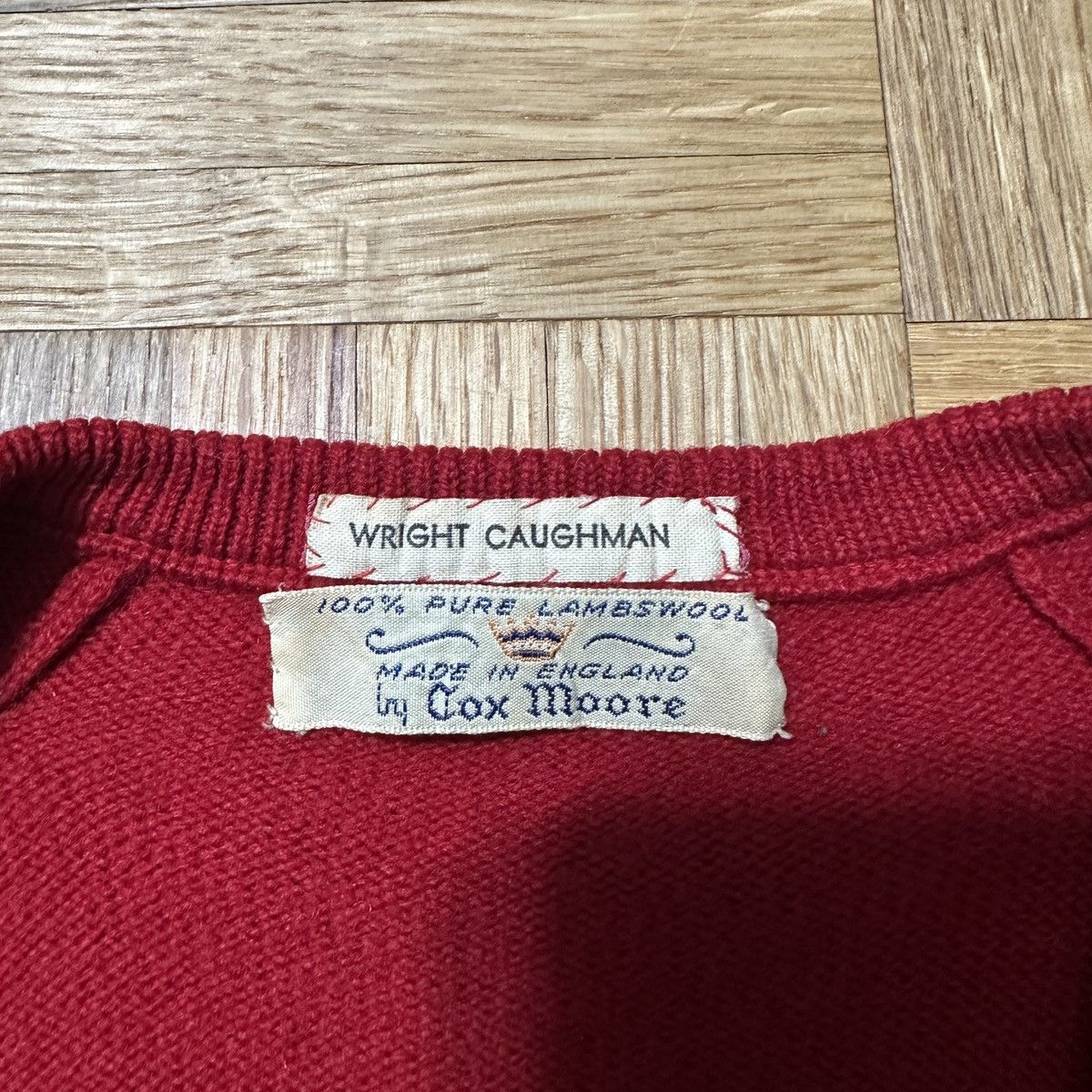 Vintage Vintage Cox Moore lambswool sweater Size US L / EU 52-54 / 3 - 4 Thumbnail