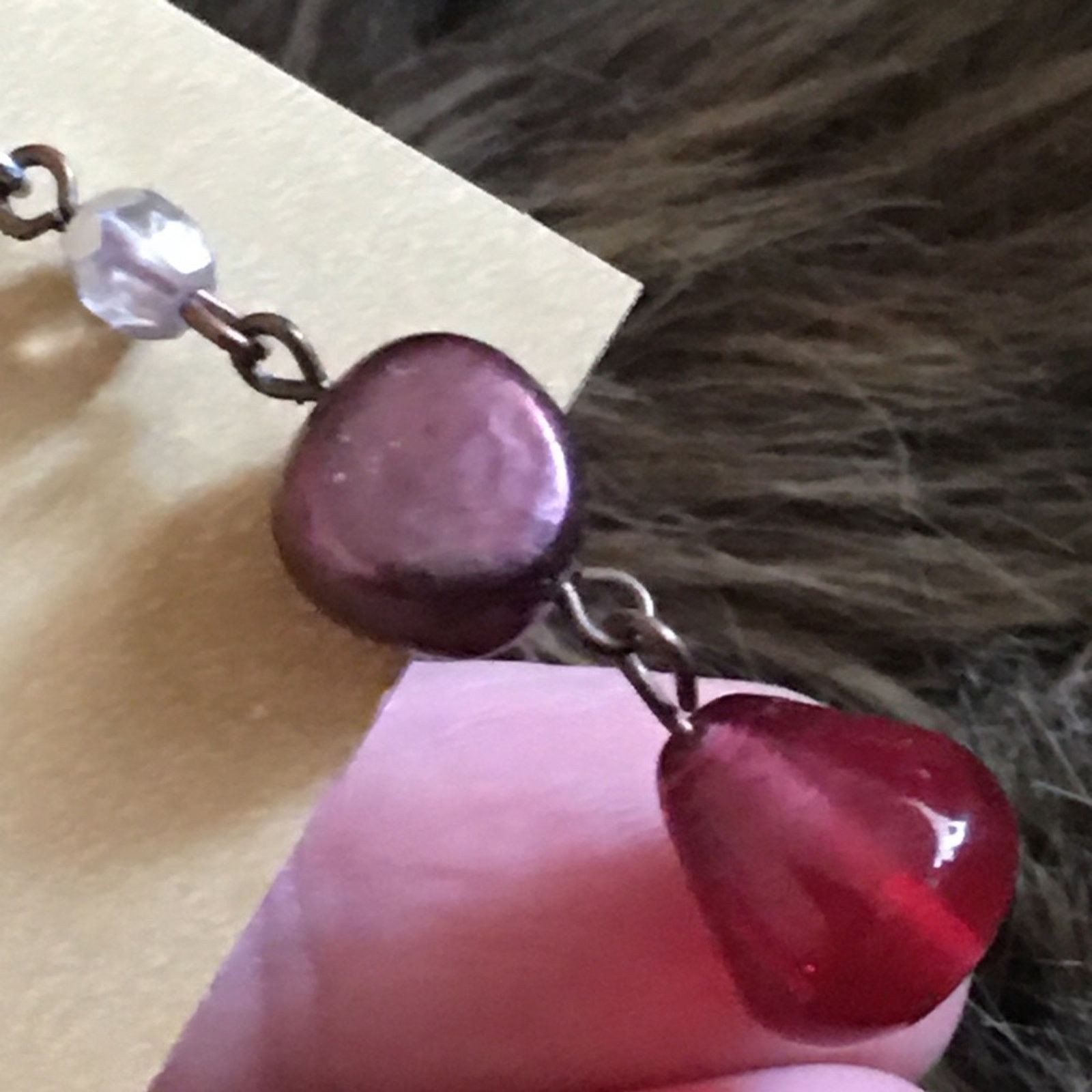 Vintage Vintage repurpose glass stone drop earrings Size ONE SIZE - 3 Thumbnail