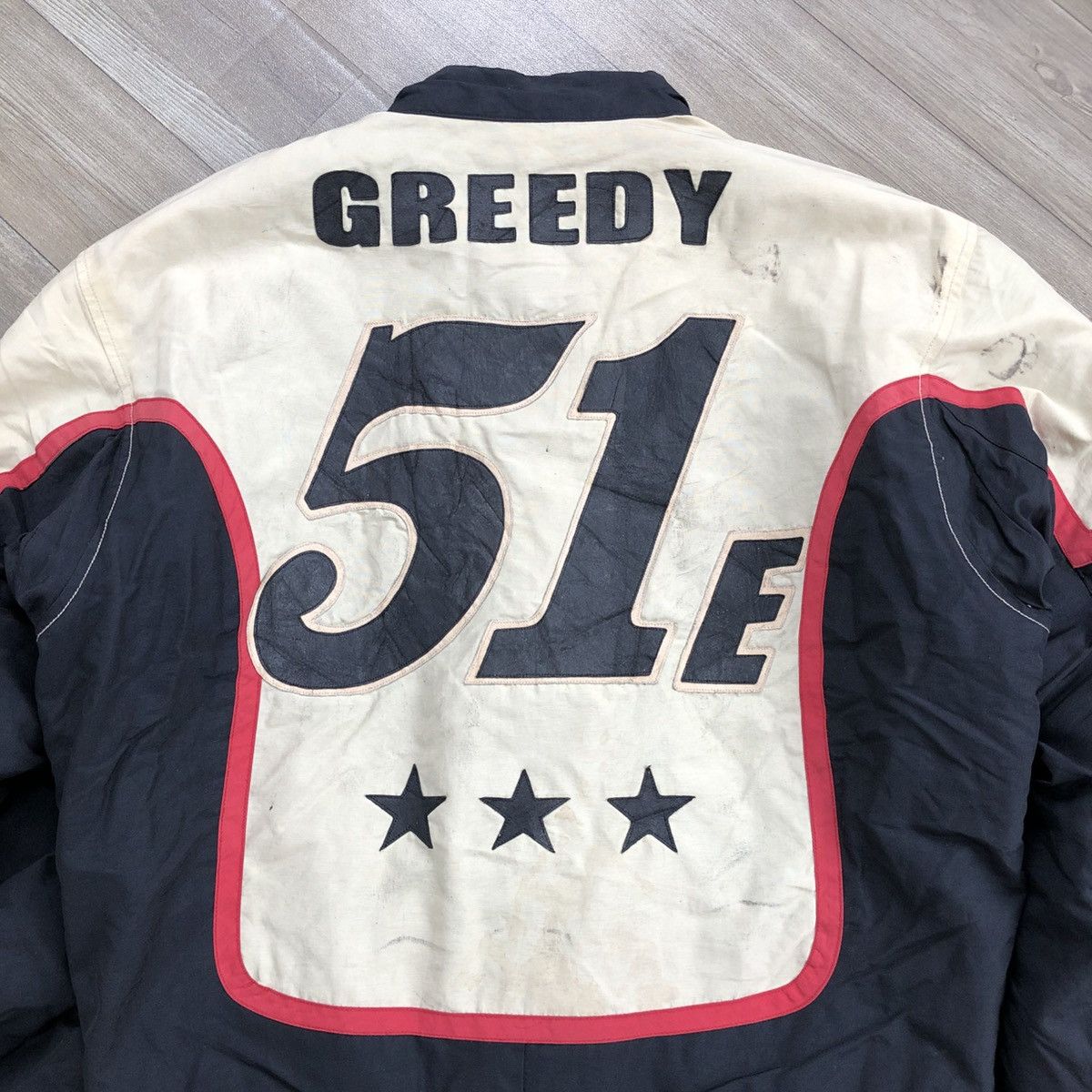 Vintage Vintage GREEDY 51 M.C.G Racing Motorcycle Bikers Jacket Size US L / EU 52-54 / 3 - 2 Thumbnail