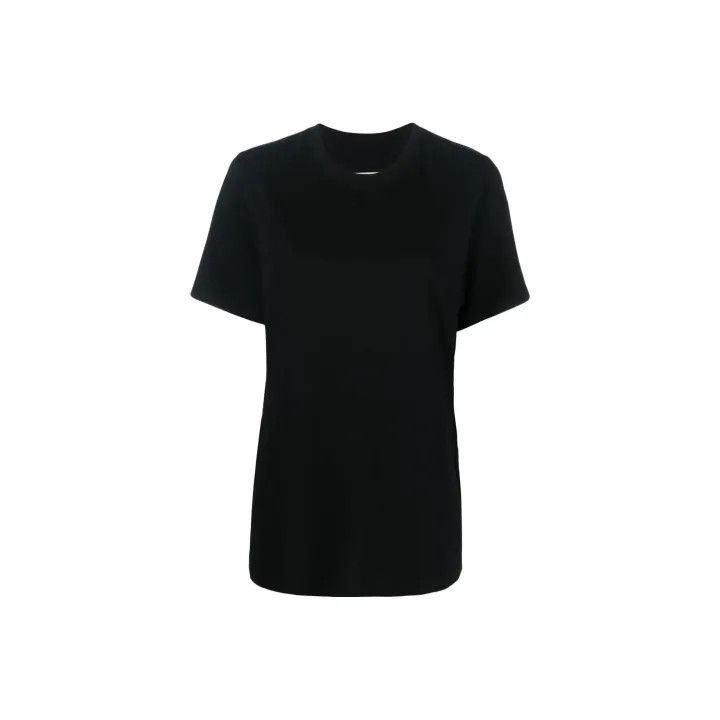 Maison Margiela MM6 Maison Margiela Black Short Sleeve T-Shirt 0079 Size S / US 4 / IT 40 - 1 Thumbnail