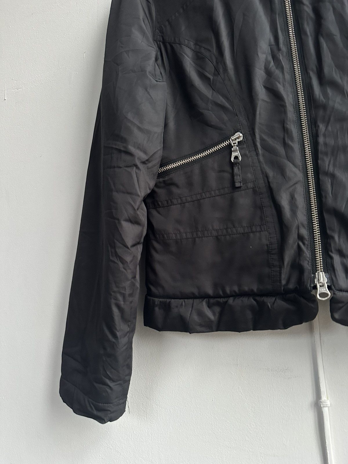 Armani Vintage 90’s Armani Jeans bomber Zip Jacket S-M Size M / US 6-8 / IT 42-44 - 13 Thumbnail