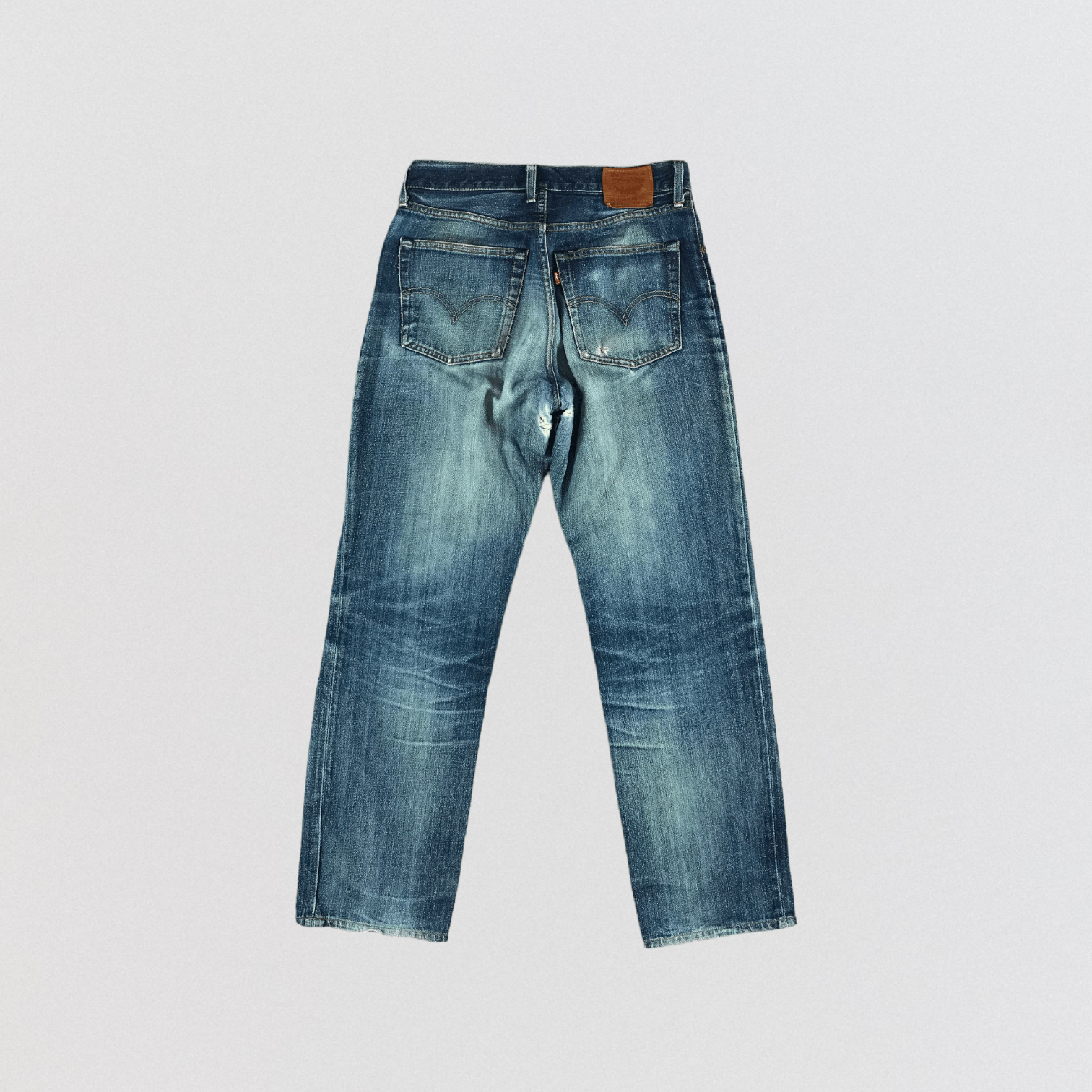Levi's × Vintage Vintage 90s Blue Wash Levis 502 Jeans-JM2729 Size US 31 - 2 Thumbnail