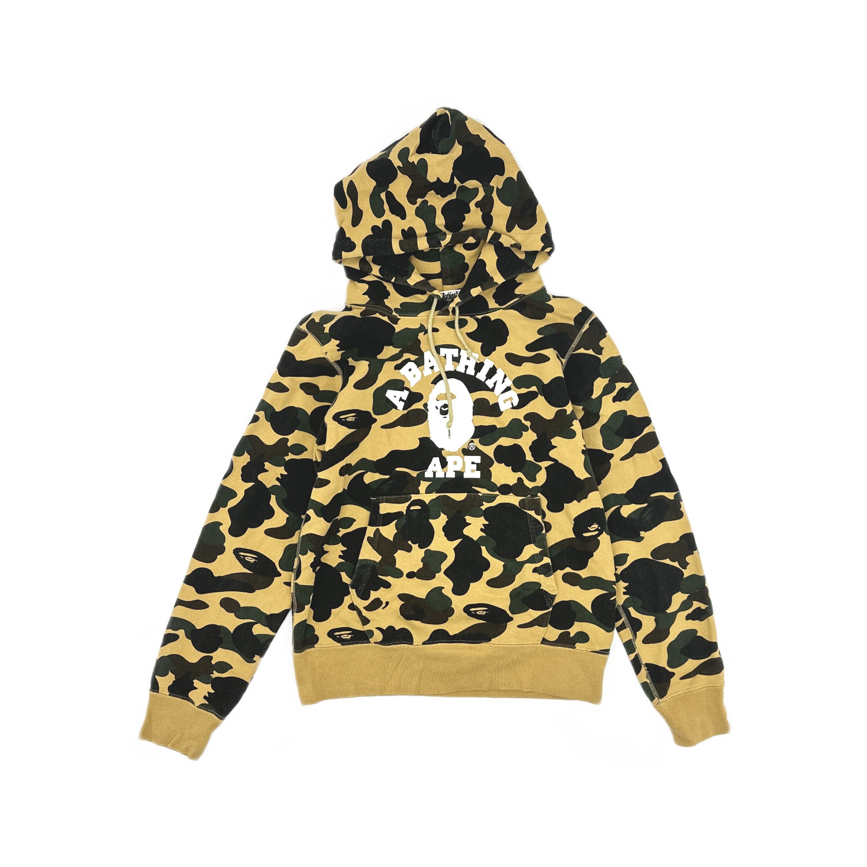 Bape A Bathing Ape Yellow Camo Hoodie Size M Size US M / EU 48-50 / 2 - 1 Thumbnail