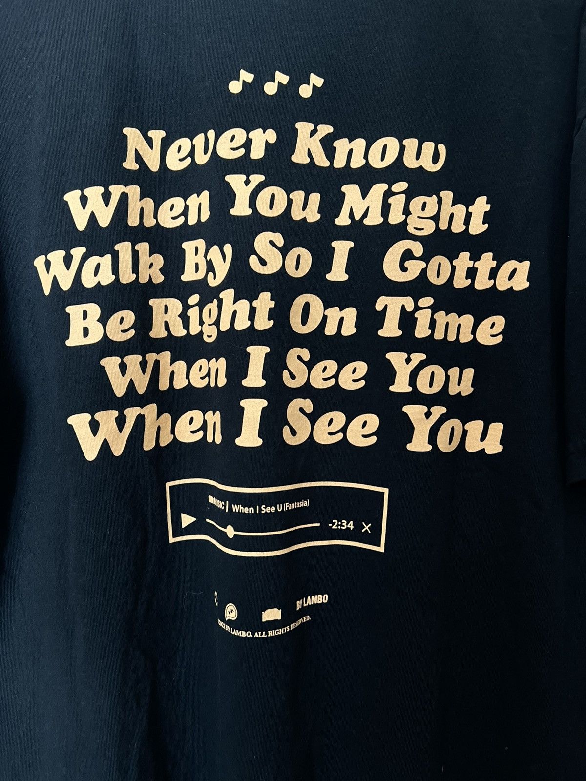 Other WHEN I SEE YOU BY LAMBO T-SHIRT Size US L / EU 52-54 / 3 - 4 Thumbnail