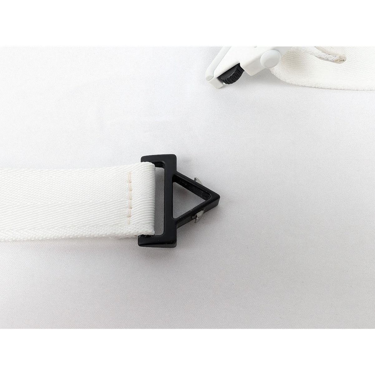 Bottega Veneta o1rshd1 Size: 95cm / Webbing Nappa Belt in White Size 36 - 11 Thumbnail