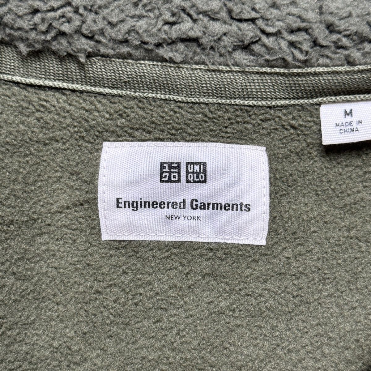 Engineered Garments × Uniqlo Uniqlo x Engineered Garments - Fleece Army Green Jacket Size US M / EU 48-50 / 2 - 9 Thumbnail