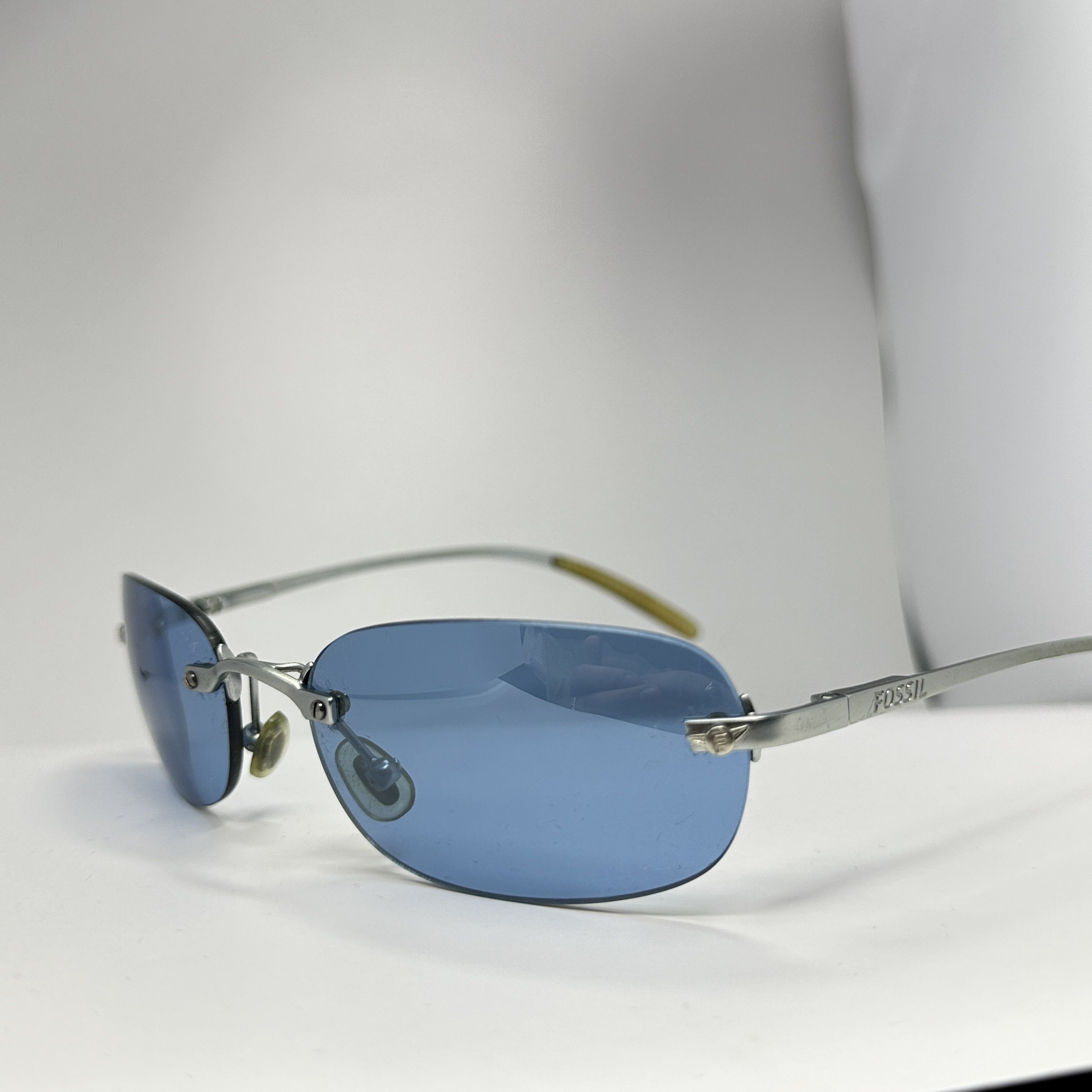 Fossil Vintage Avant Garde Fossil Unisex Sunglasses 00s Size ONE SIZE - 2 Thumbnail