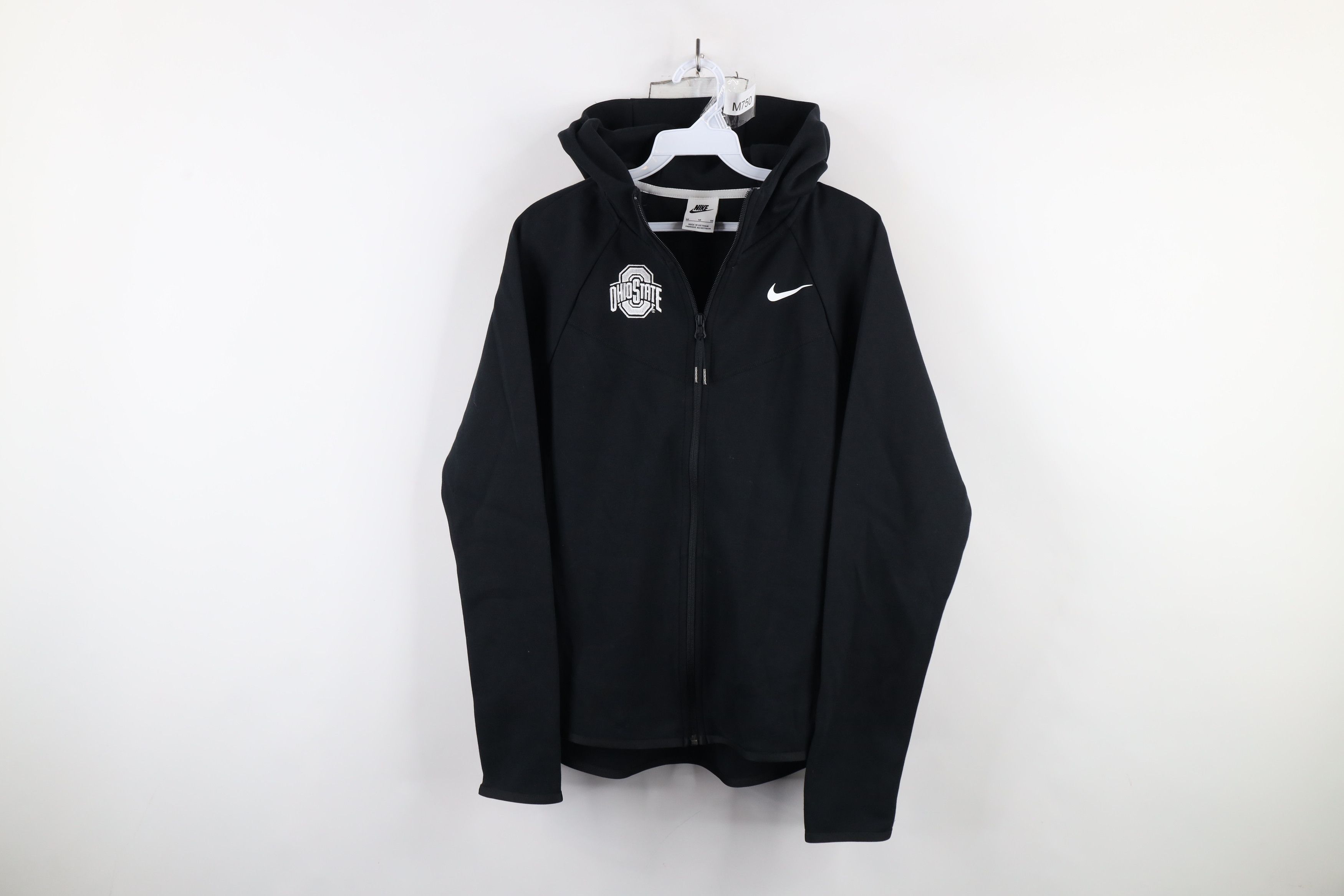 Nike × Vintage Nike Tech Fleece Spell Ohio State University Full Zip Hoodie Size M / US 6-8 / IT 42-44 - 1 Thumbnail