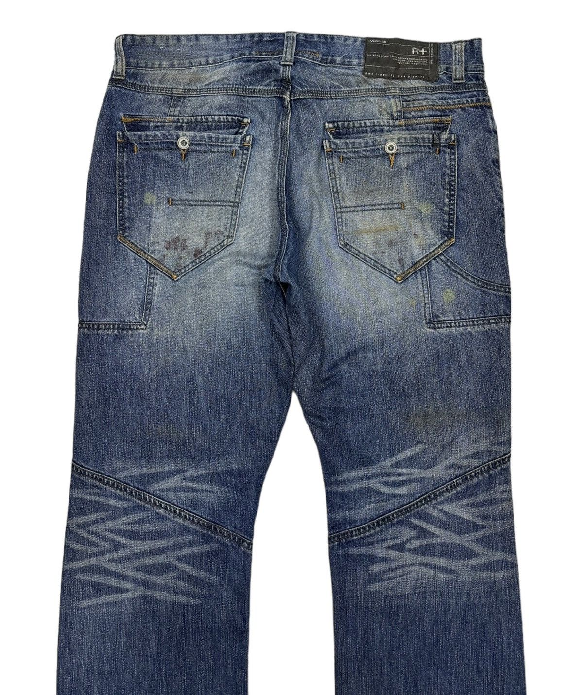 JNCO × Rocawear × Southpole VINTAGE ROCAWEAR BAGGY DISTRESSED DENIM JEANS Size US 40 / EU 56 - 6 Thumbnail