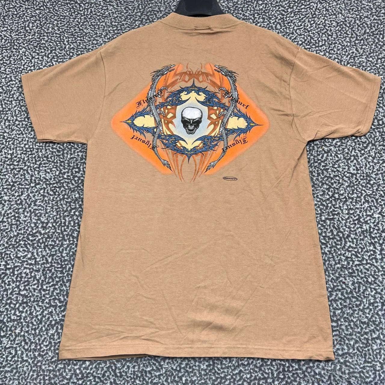 Tultex Vintage Flysurf Shirt Men Short Sleeve Crew Neck L Cotton Size US L / EU 52-54 / 3 - 2 Thumbnail