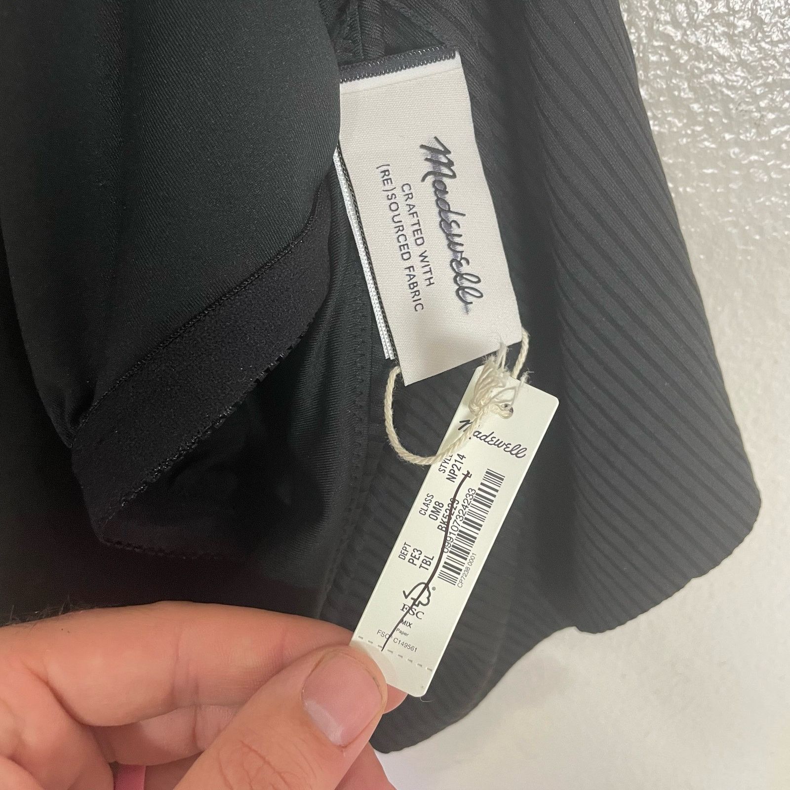 Madewell Madewell Ribbed One Shoulder Bikini Top Swimsuit US Womens L Size L / US 10 / IT 46 - 3 Thumbnail
