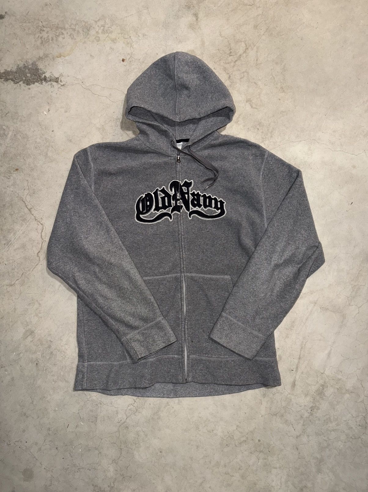 Old Navy Vintage Old Navy Y2K Full Zip Fleece Grunge Punk Hoodie Size US XL / EU 56 / 4 - 1 Thumbnail