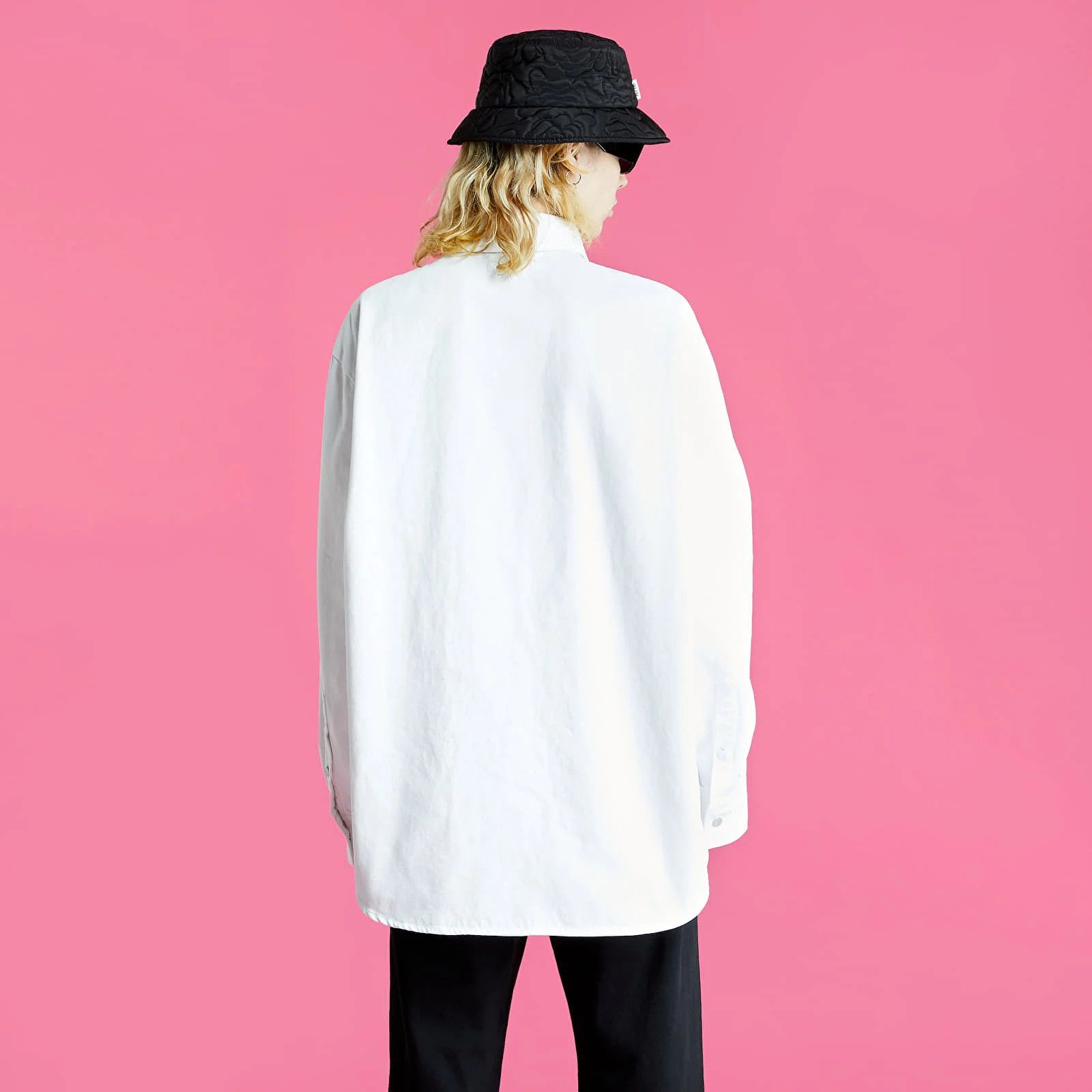 Raf Simons Straight Fit Denim Shirt w/ Leather Patch & Label On Sleeve Size US S / EU 44-46 / 1 - 3 Thumbnail