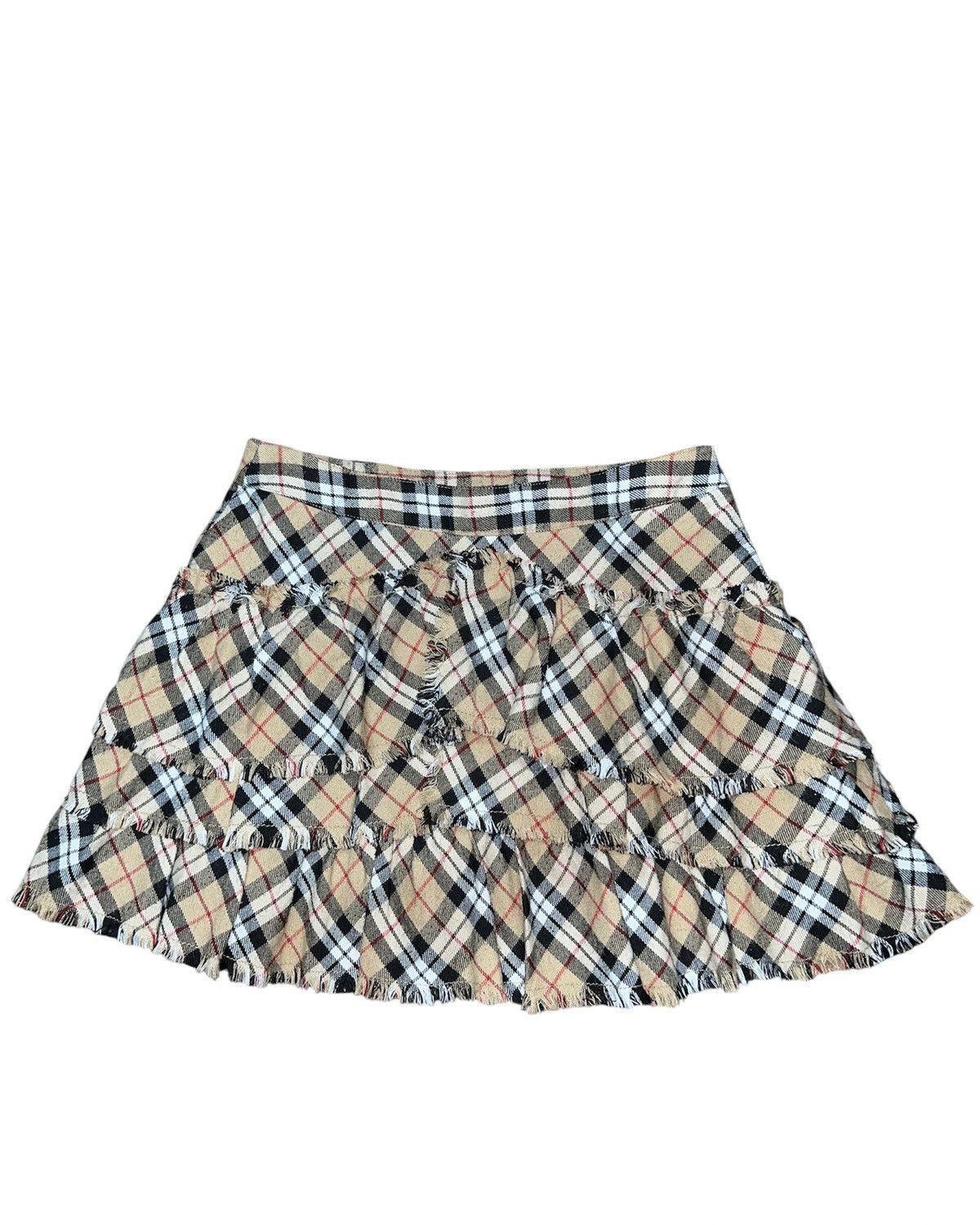 Burberry Japanese tartan layered skirt 🎀💖 Size 26" / US 2 / IT 38 - 1 Thumbnail