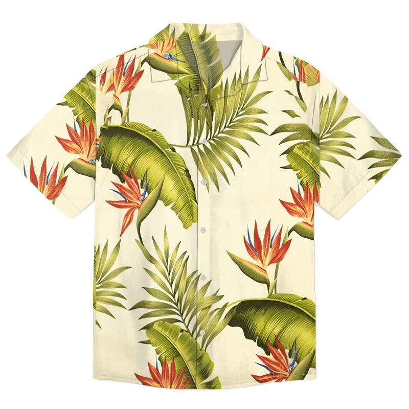 The Unbranded Brand × Vintage Snap Hawaiian Shirt "Blue" – Retro Island Aesthetic Size US M / EU 48-50 / 2 - 1 Thumbnail