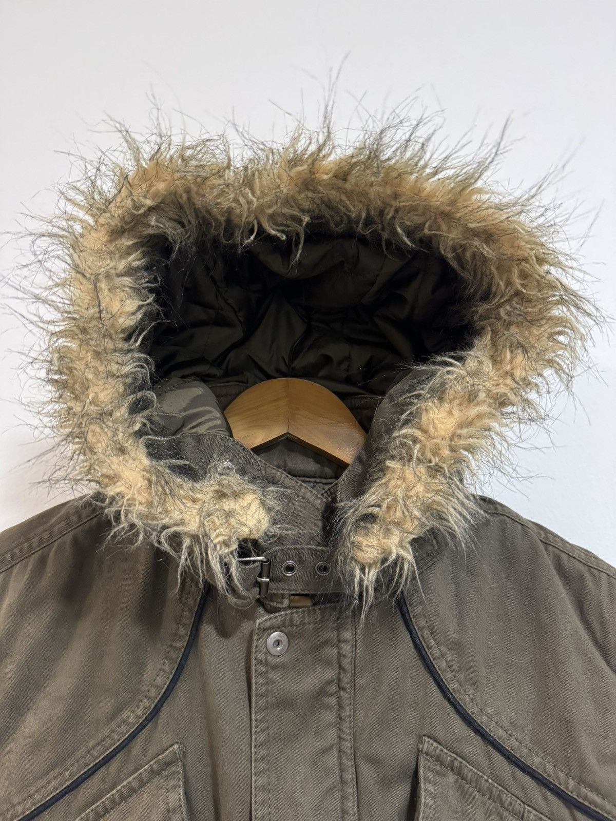 If Six Was Nine × Le Grande Bleu (L.G.B.) × Nicole Club Hideaways by Nicole Fur Hooded Jacket Size M / US 6-8 / IT 42-44 - 9 Thumbnail
