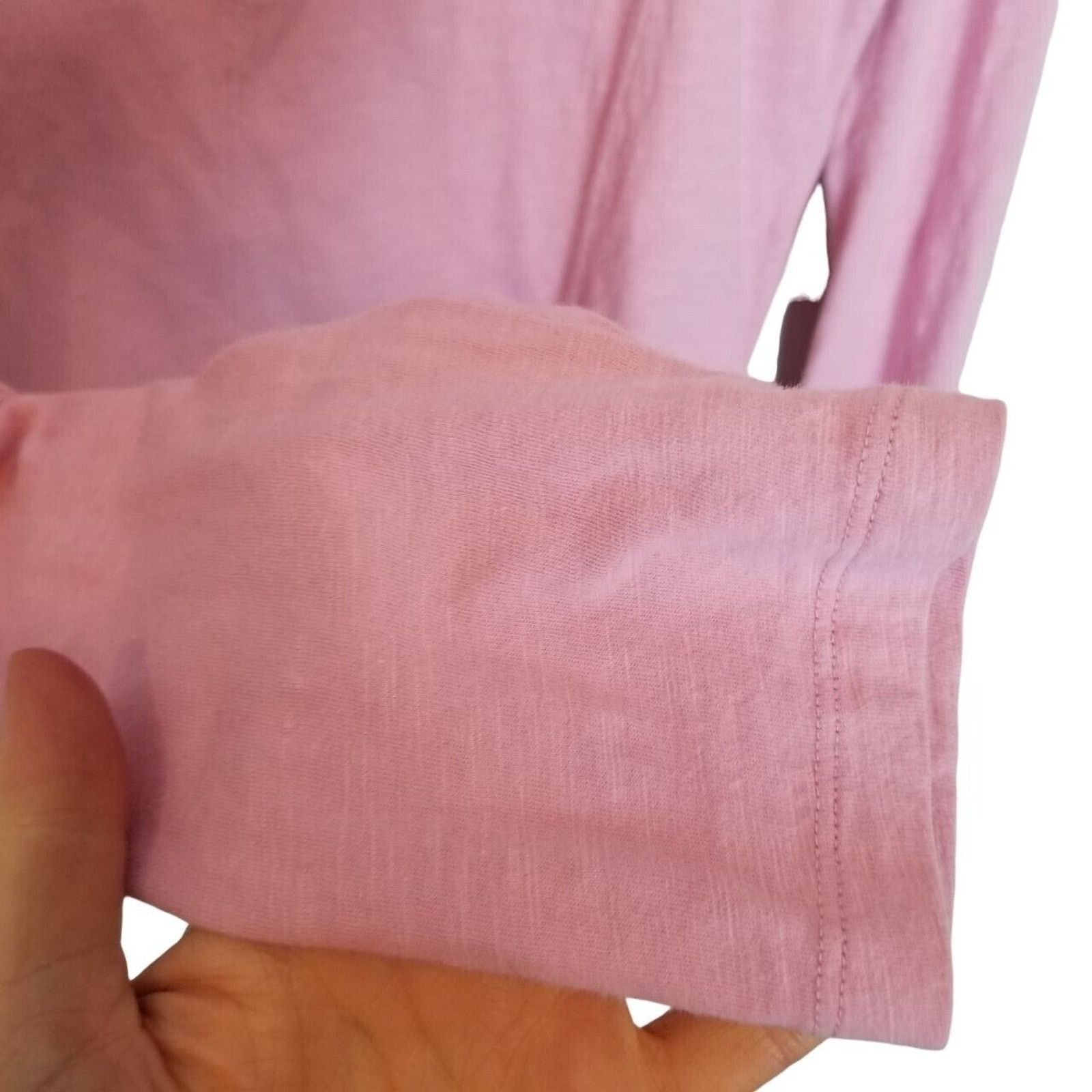 Sundry Sundance Womens Henley Size S Casual Layering Cotton Pink Size S / US 4 / IT 40 - 4 Thumbnail