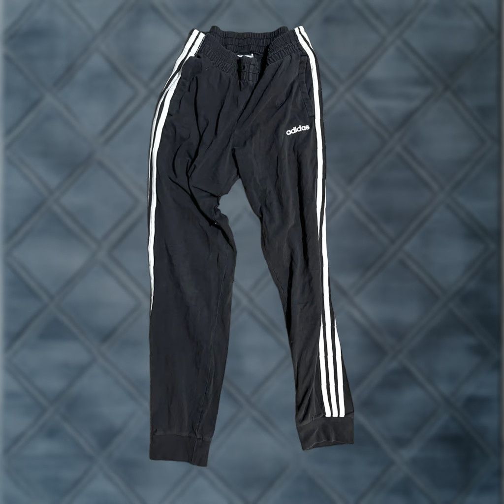 Adidas Adidas Sweatpants Women Black Training Pant Small 8-10 Women No Drawstring Size 28" / US 6 / IT 42 - 1 Thumbnail