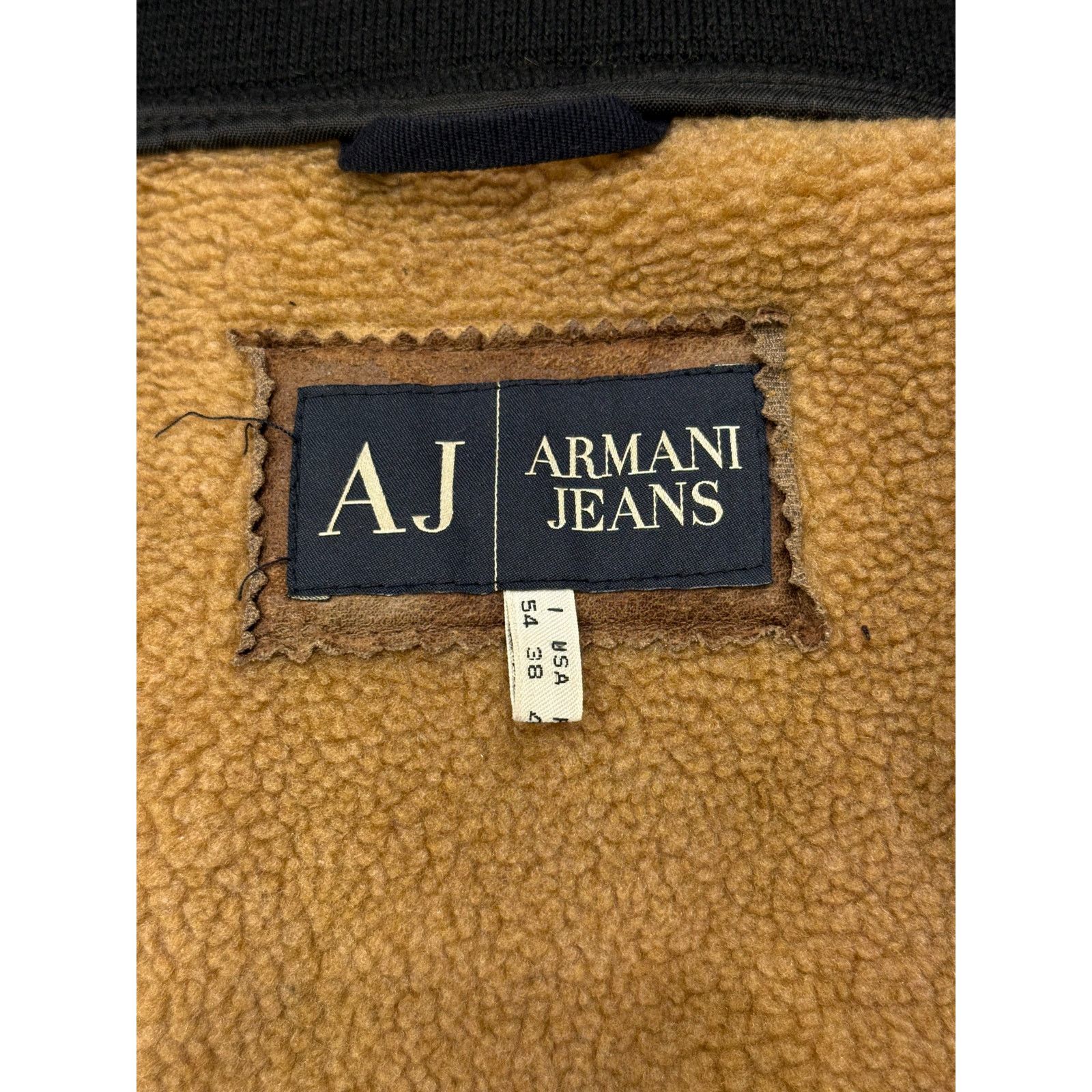 Giorgio Armani 2000s Armani faded faux shearling jacket Size US L / EU 52-54 / 3 - 6 Thumbnail