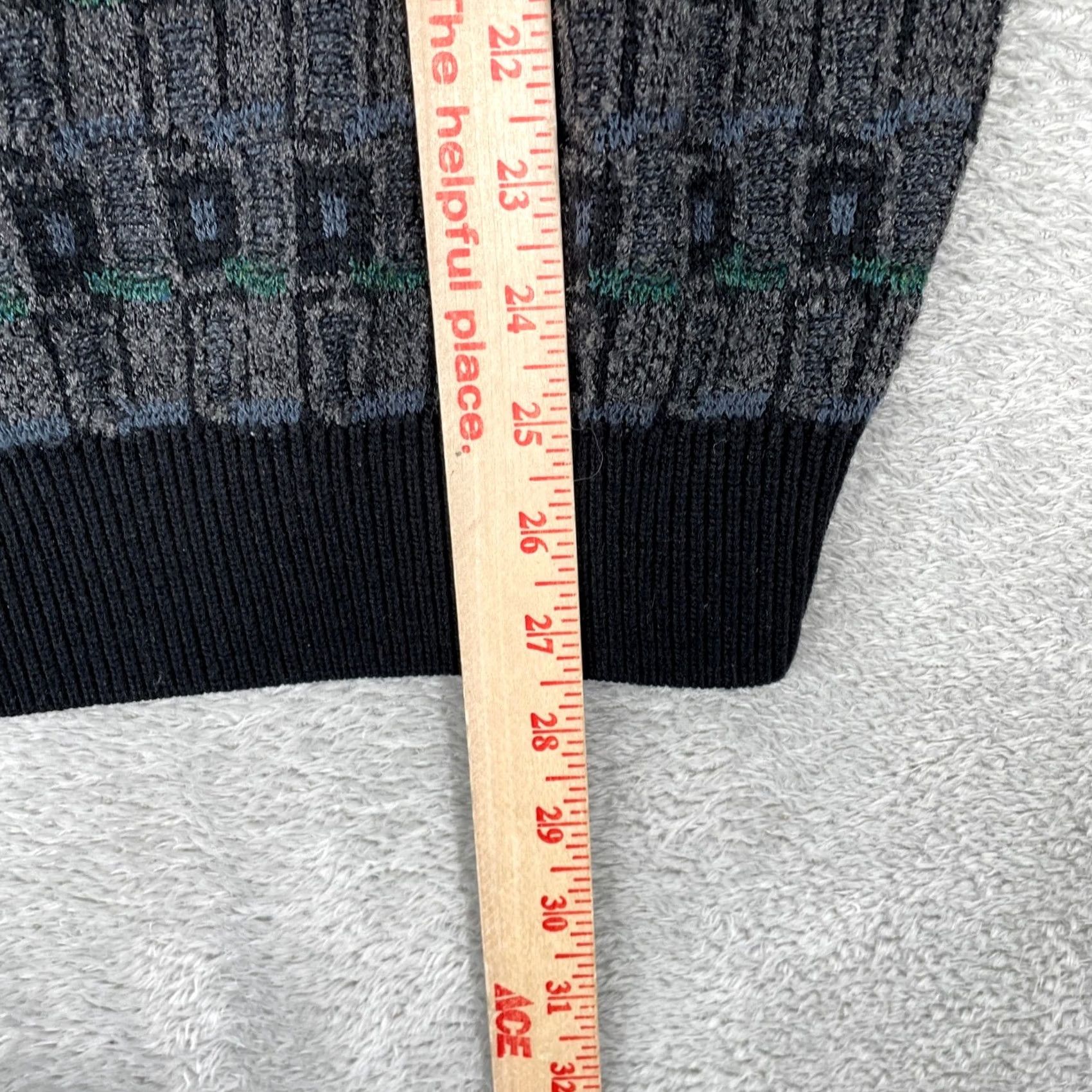 Jantzen Jantzen Sweater Mens Medium Black Grunge 90s Vintage Knit Pullover Size US M / EU 48-50 / 2 - 4 Thumbnail
