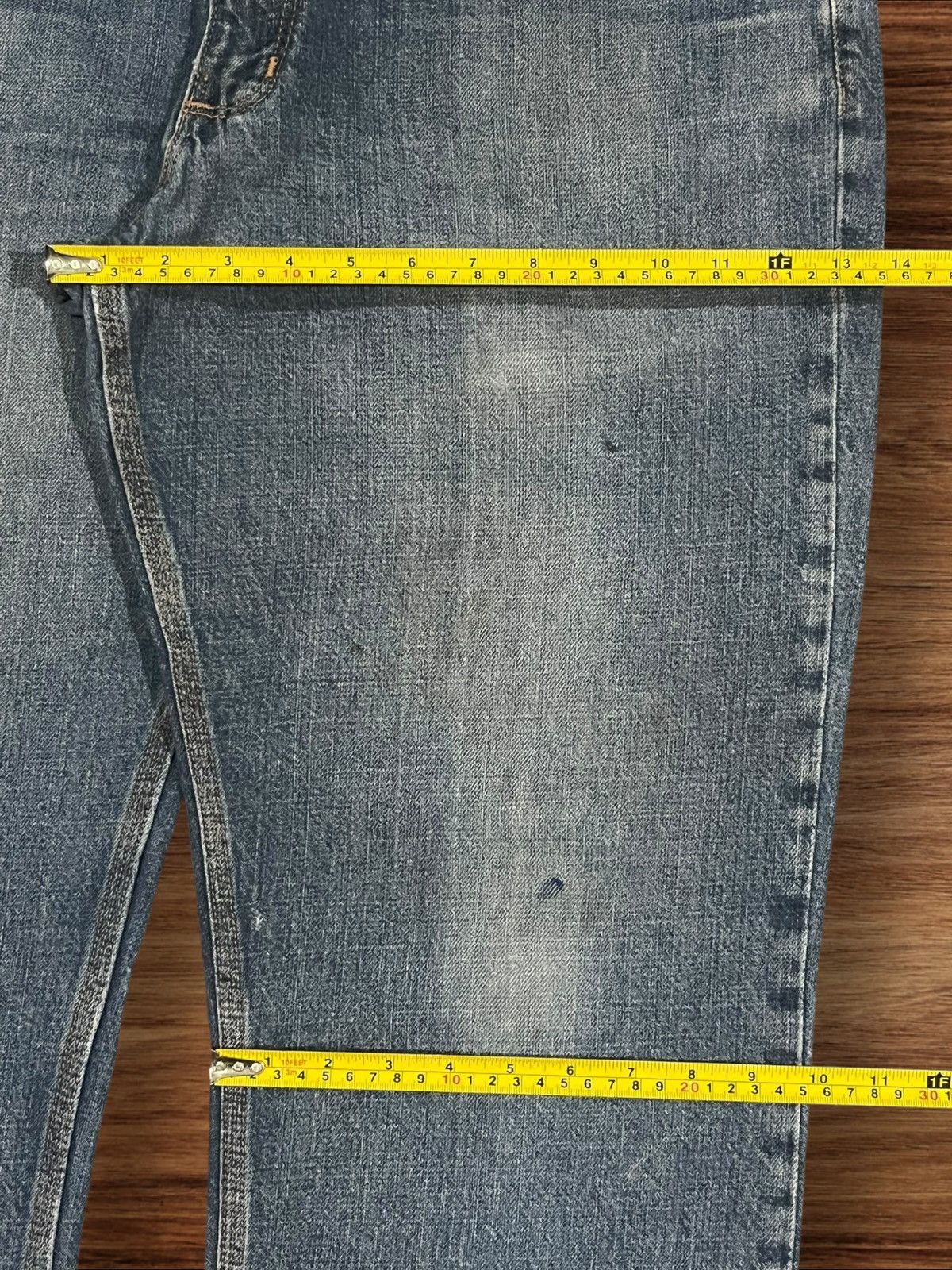Carhartt Vintage Carhartt Blue Washed Distressed Classic Fit Jeans Size US 36 / EU 52 - 17 Thumbnail