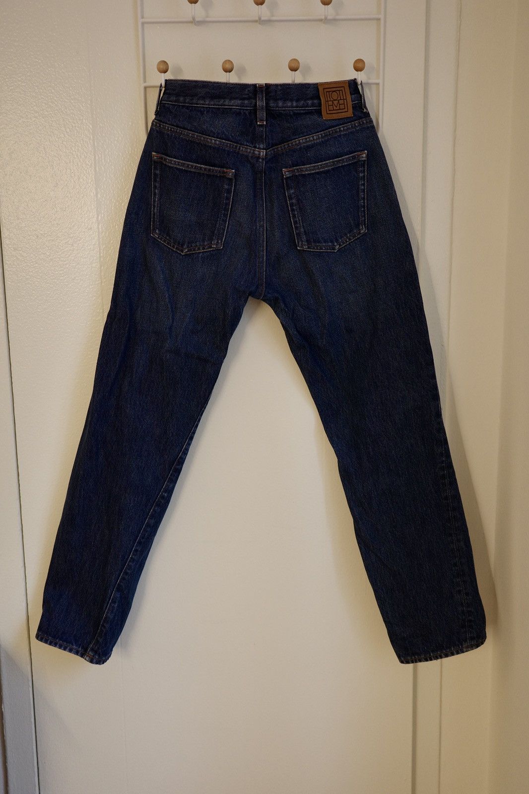 Toteme Toteme Dark Wash Twisted Seams Denim Jeans Size 25" / US 0 / IT 36 - 8 Thumbnail