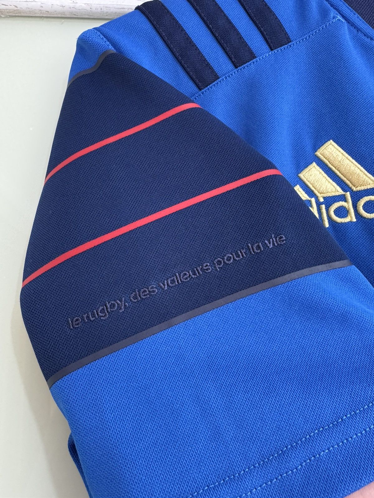 Adidas France 2015-2016 Home Rugby Jersey Shirt Kit Size US S / EU 44-46 / 1 - 8 Thumbnail