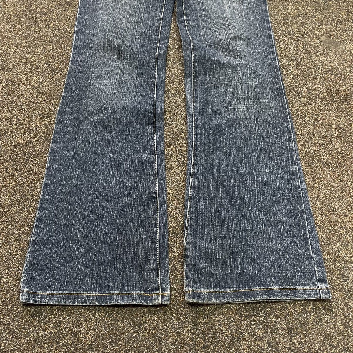Vintage Vintage Y2K Baggy Wide Leg Flared Jeans Skater 90s Faded Size 32" / US 10 / IT 46 - 5 Thumbnail