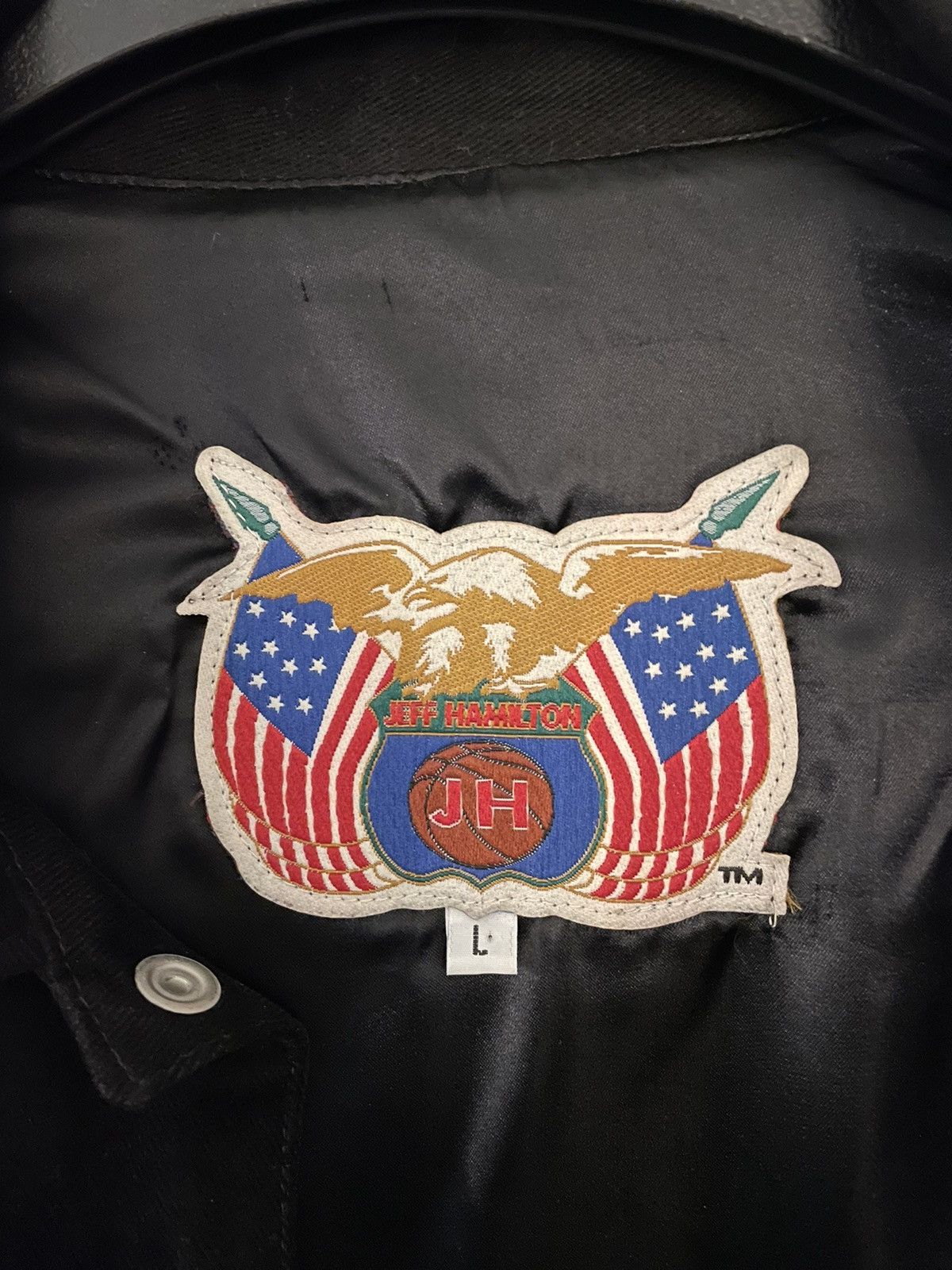 Jeff Hamilton Chicago Bulls 1996 Champions Jeff Hamilton Jacket Size US L / EU 52-54 / 3 - 6 Thumbnail