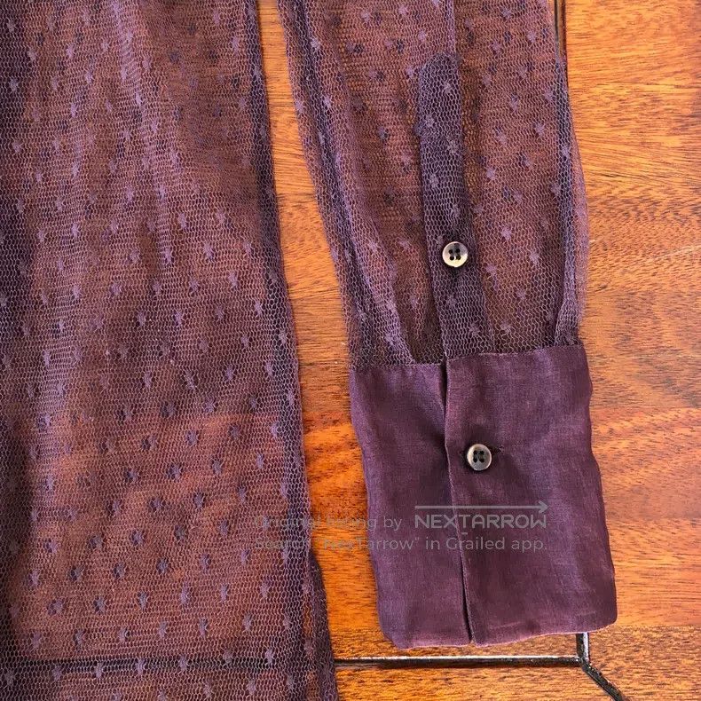 Valentino Valentino Burgundy lace shirt Size XS / US 0-2 / IT 36-38 - 6 Thumbnail