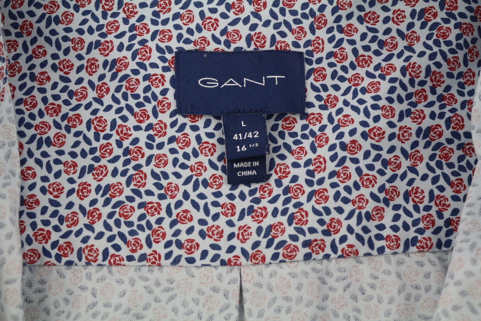 Gant L Button Down Neck Floral Pattern Long Sleeve Shirt 83665 Size US L / EU 52-54 / 3 - 6 Thumbnail