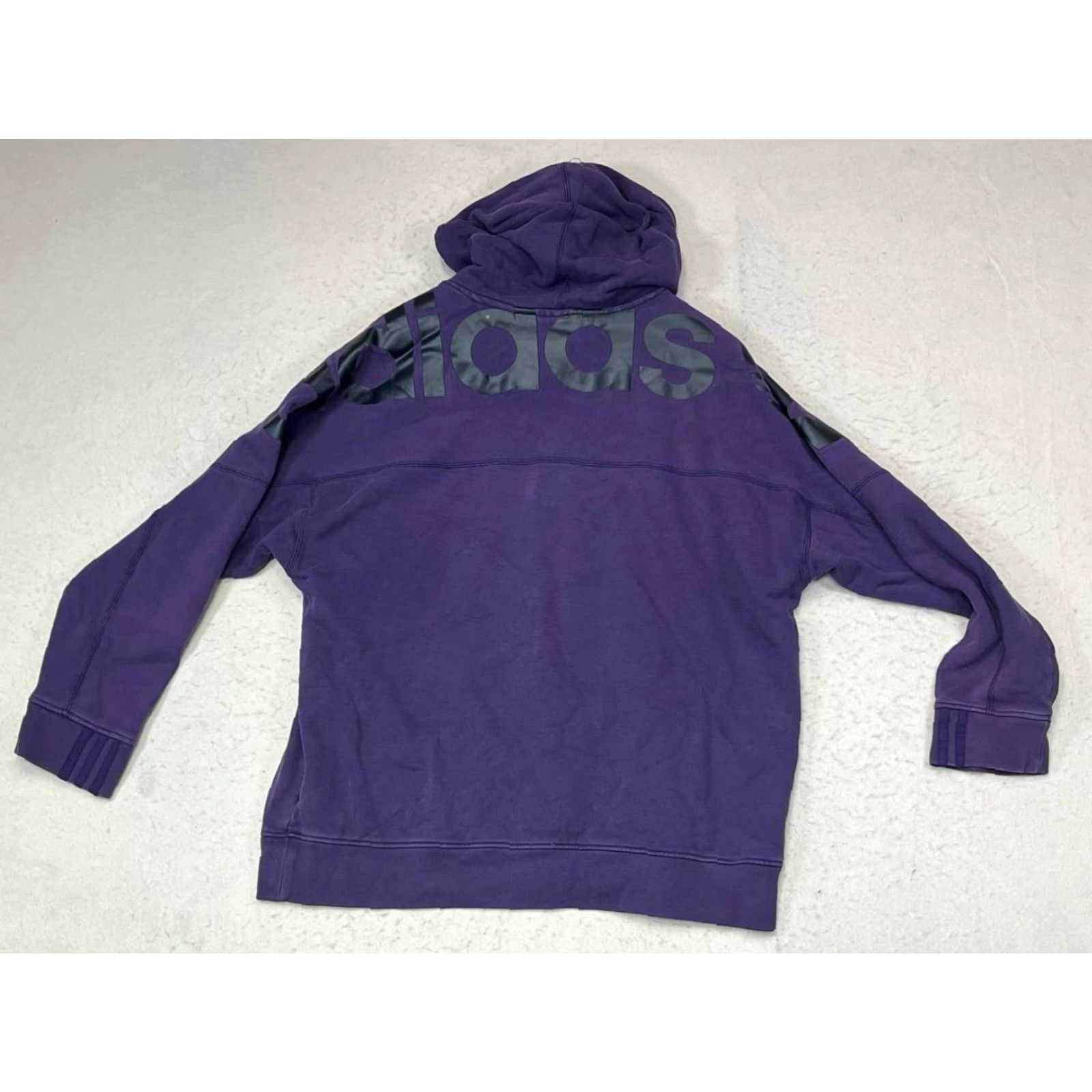 Adidas VINTAGE Adidas Pullover Hoodie Large Men Purple Size US L / EU 52-54 / 3 - 2 Thumbnail