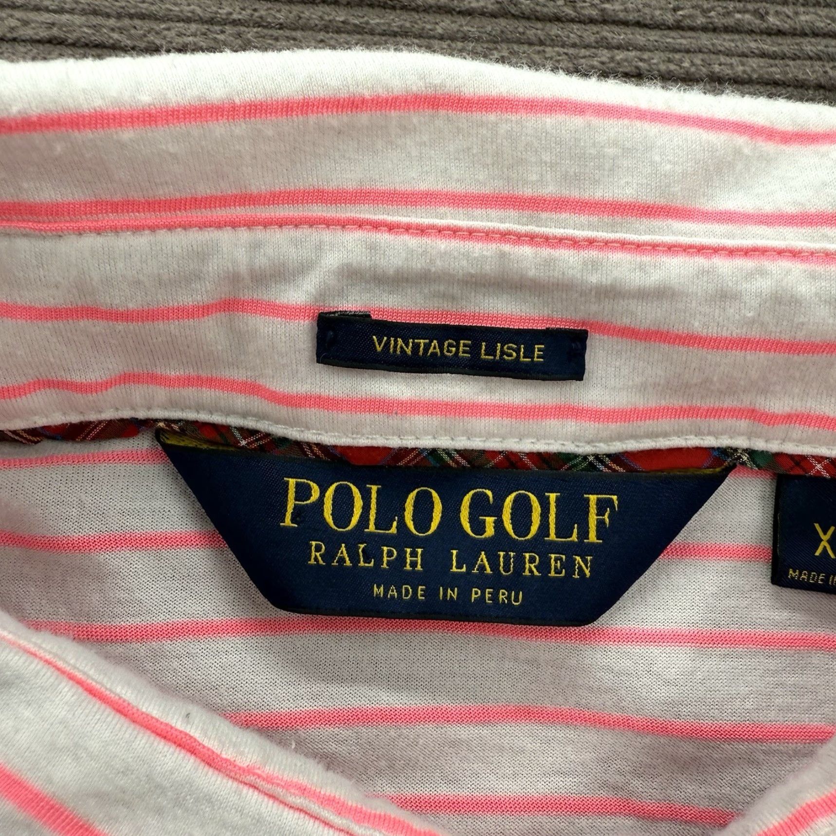 Ralph Lauren Polo Golf Ralph Lauren Polo Shirt Men XL Striped Multicolor 49in Chest Regular Short Sleeve 31in Size US XL / EU 56 / 4 - 3 Thumbnail
