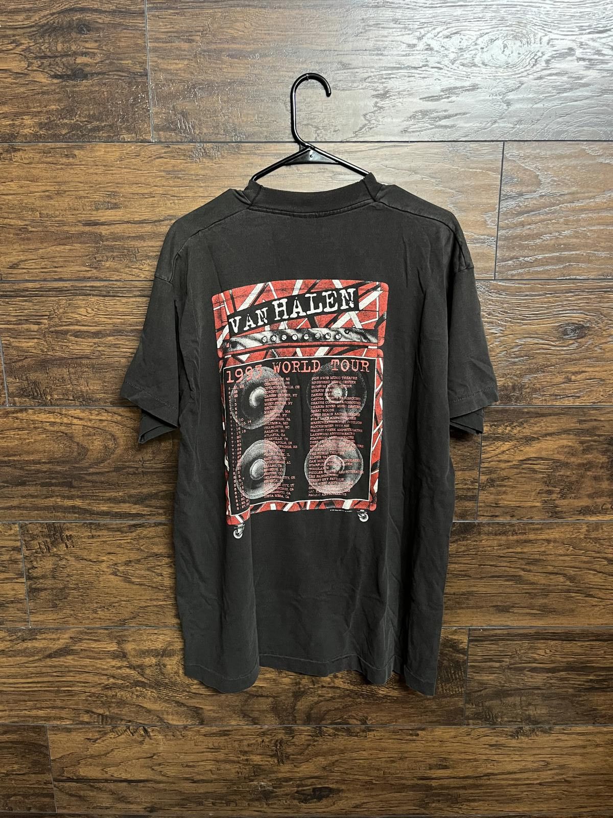 Designer Vintage Van Halen Tour Tee - 19993 World Tour T-shirt -XL Size US XL / EU 56 / 4 - 2 Thumbnail