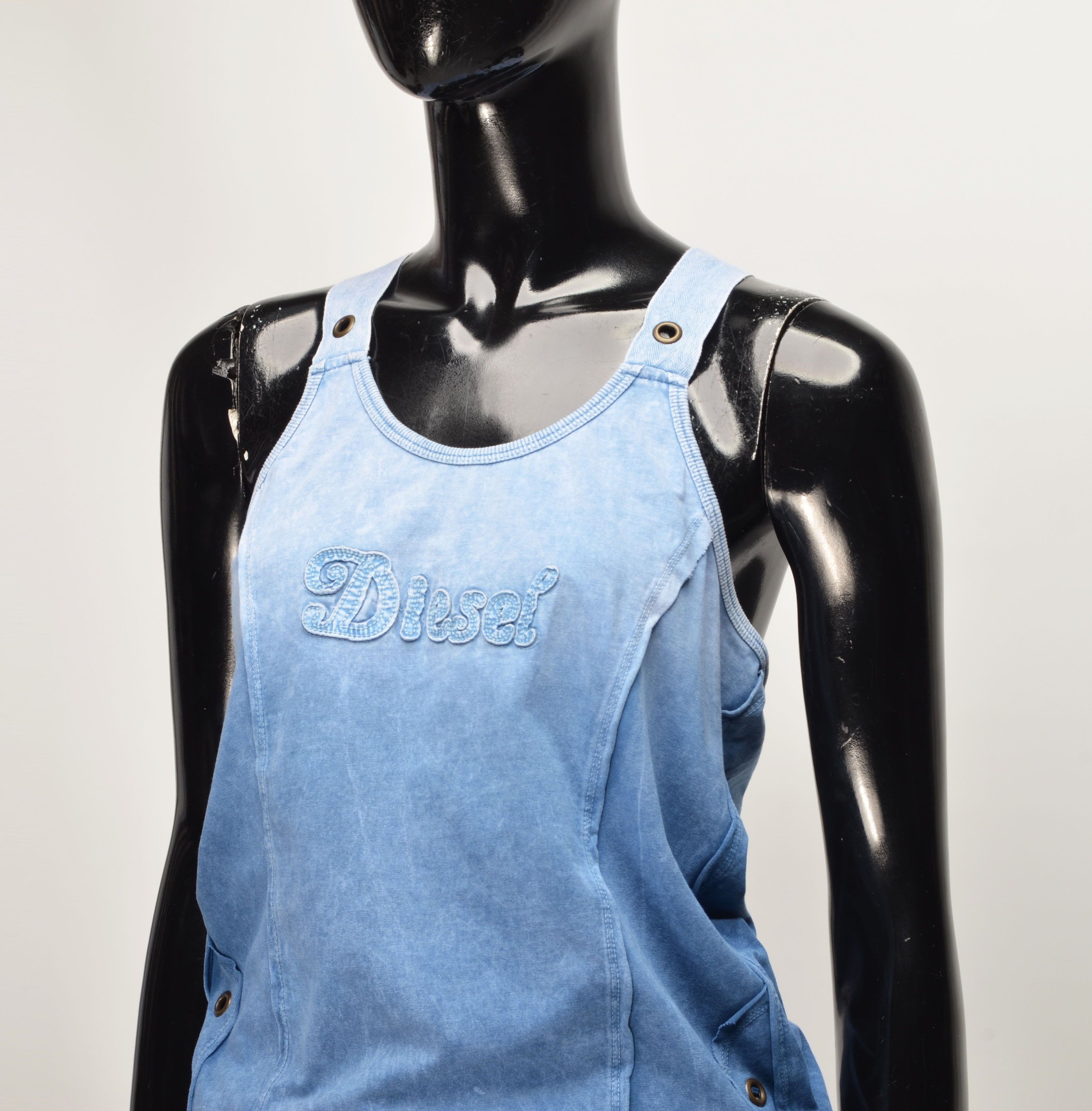 Diesel Vintage Diesel Y2K Grunge Tie Dye Logo Tank Top Size XXL / US 16-18 / IT 52-54 - 2 Thumbnail