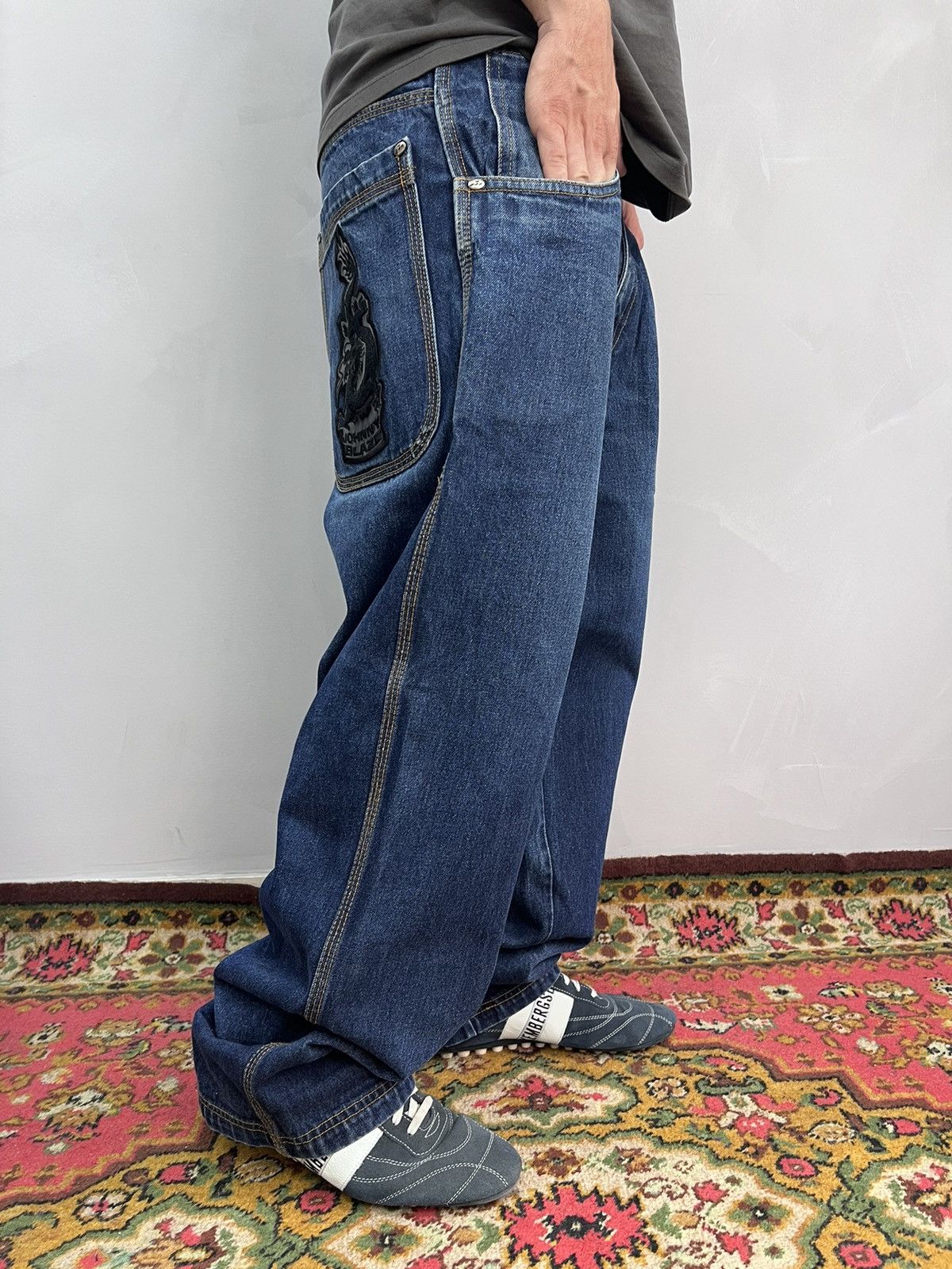 Vintage SALE ✅✅ y2k Johnny blaze baggy wide leg carpenter jeans Size US 32 / EU 48 - 3 Thumbnail