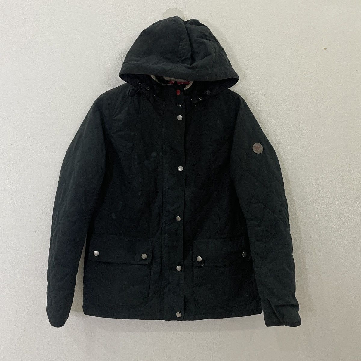 Barbour Vintage Barbour Hoodies Jacket Size US M / EU 48-50 / 2 - 1 Thumbnail