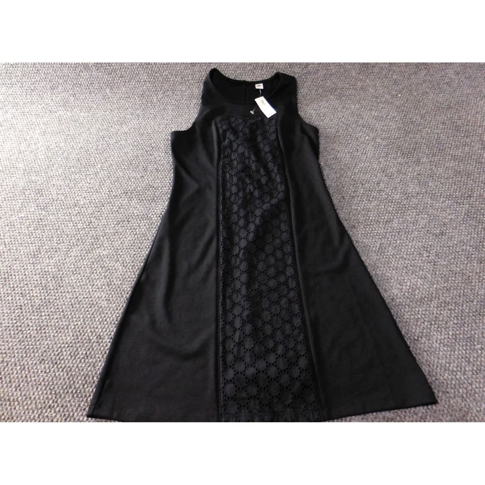 Old Navy Old Navy Womens Dress XS Black Button A-Line Sleeveless Knee Length Casual Stretch Size XS / US 0-2 / IT 36-38 - 2 Thumbnail