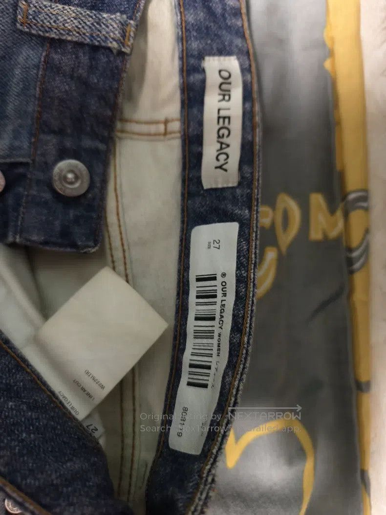 Our Legacy Our Legacy Digital printed denim trousers Size US 27 - 4 Thumbnail