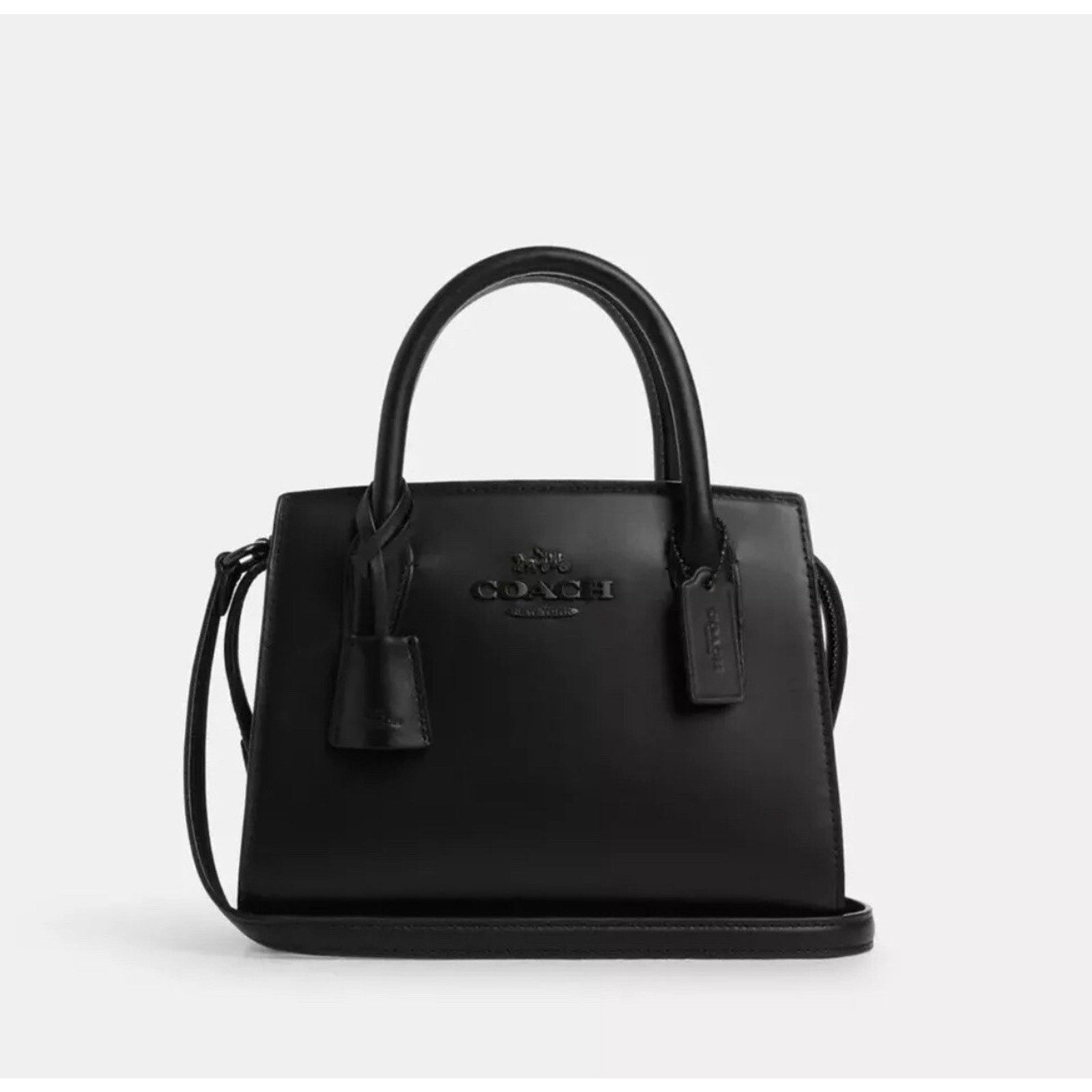 Coach New COACH Andrea Carryall Shoulder Bag Black CP081 Outlet Size ONE SIZE - 4 Thumbnail