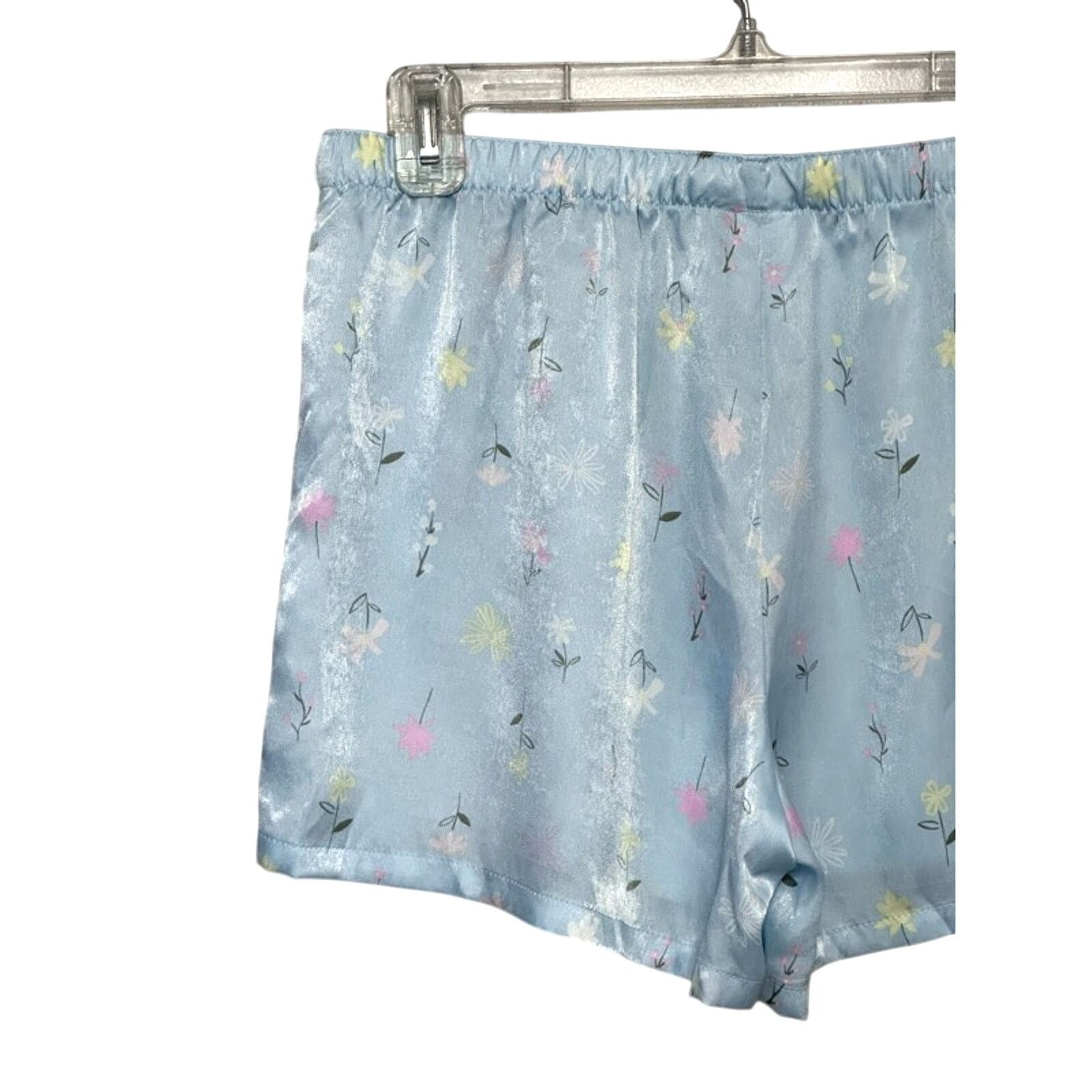 Other Abound Lounge Sleep Shorts Floral Print Pull On Blue S NWOT Size 28" / US 6 / IT 42 - 5 Thumbnail