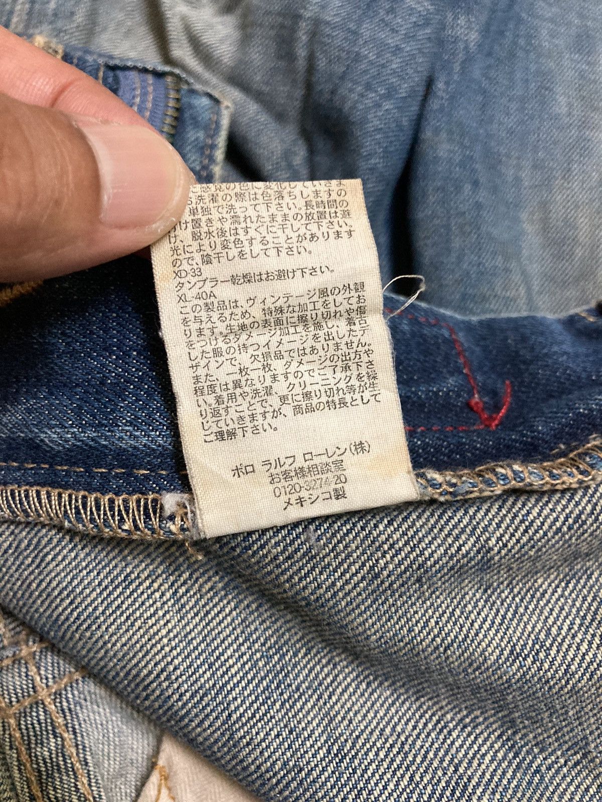 Polo Ralph Lauren Vintage Distressed Polo Ralph Lauren Classic Denim Size US 30 / EU 46 - 20 Thumbnail